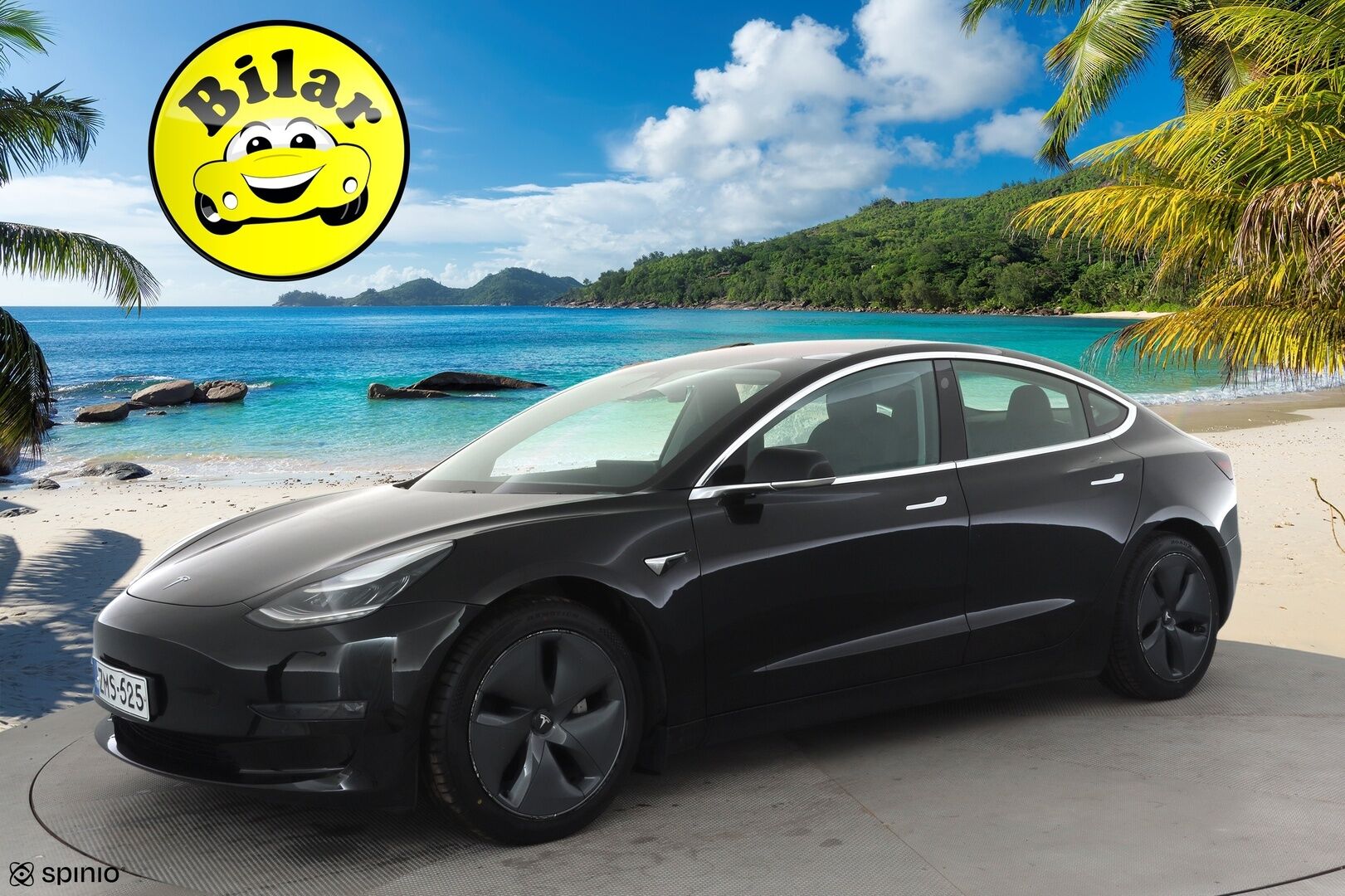 Tesla Model 3 2019 Long Range Dual motor AWD - | Lasikatto | ACC | LED | P.Kamera | Muistipenkki | Premium Audio | Navi | Kaistavahti | Keyless | Suomi-auto | 
