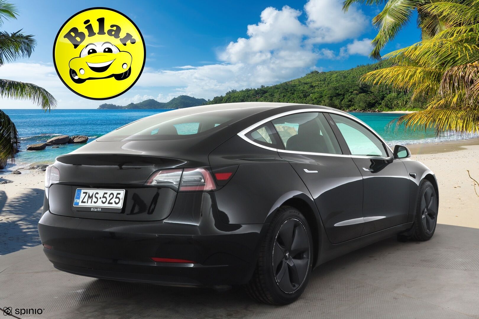 Tesla Model 3 2019 Long Range Dual motor AWD - | Lasikatto | ACC | LED | P.Kamera | Muistipenkki | Premium Audio | Navi | Kaistavahti | Keyless | Suomi-auto | 
