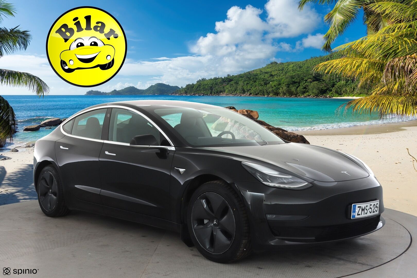Tesla Model 3 2019 Long Range Dual motor AWD - | Lasikatto | ACC | LED | P.Kamera | Muistipenkki | Premium Audio | Navi | Kaistavahti | Keyless | Suomi-auto | 