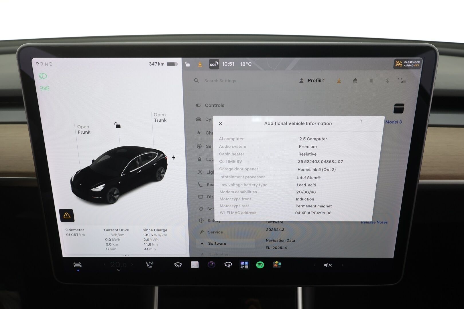 Tesla Model 3 2019 Long Range Dual motor AWD - | Lasikatto | ACC | LED | P.Kamera | Muistipenkki | Premium Audio | Navi | Kaistavahti | Keyless | Suomi-auto | 
