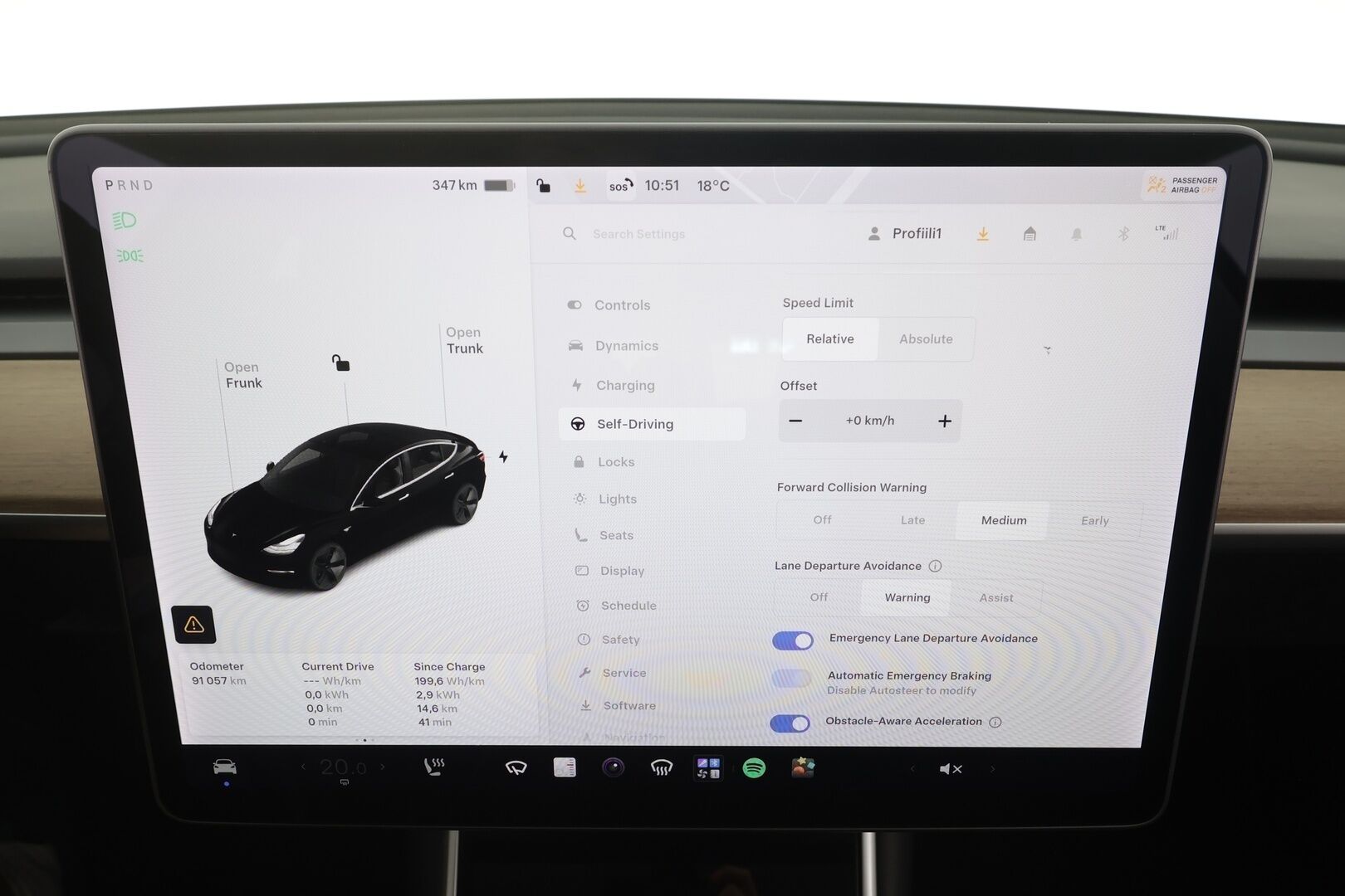 Tesla Model 3 2019 Long Range Dual motor AWD - | Lasikatto | ACC | LED | P.Kamera | Muistipenkki | Premium Audio | Navi | Kaistavahti | Keyless | Suomi-auto | 
