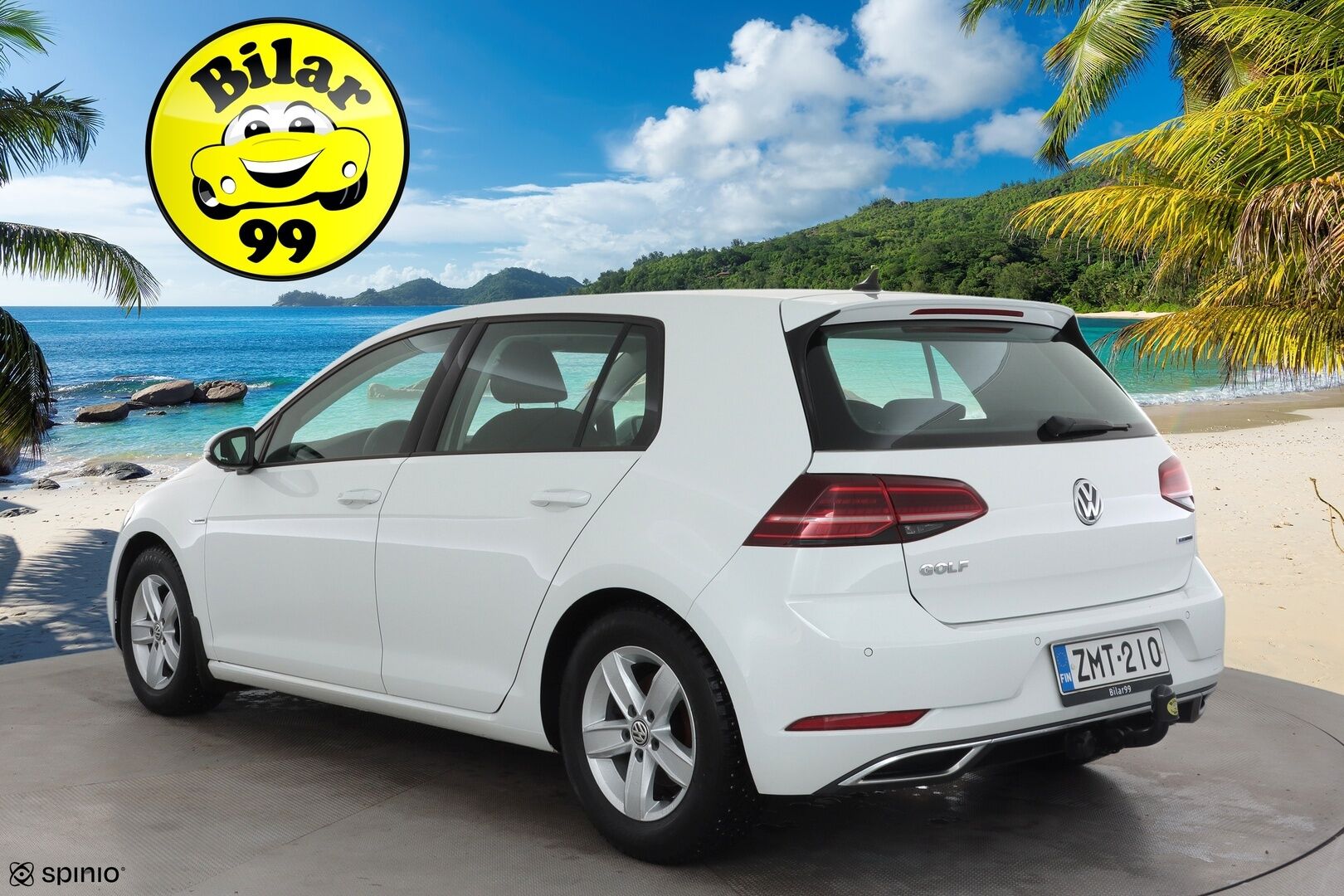Volkswagen Golf 2019 Highline 1,5 TSI EVO 96 kW (130 hv) BLUEMOTION DSG * ACC / Webasto / Koukku / LED / P.kamera / Keyless * - Merkkihuollettu / Suomi-auto / Kahdet Renkaat