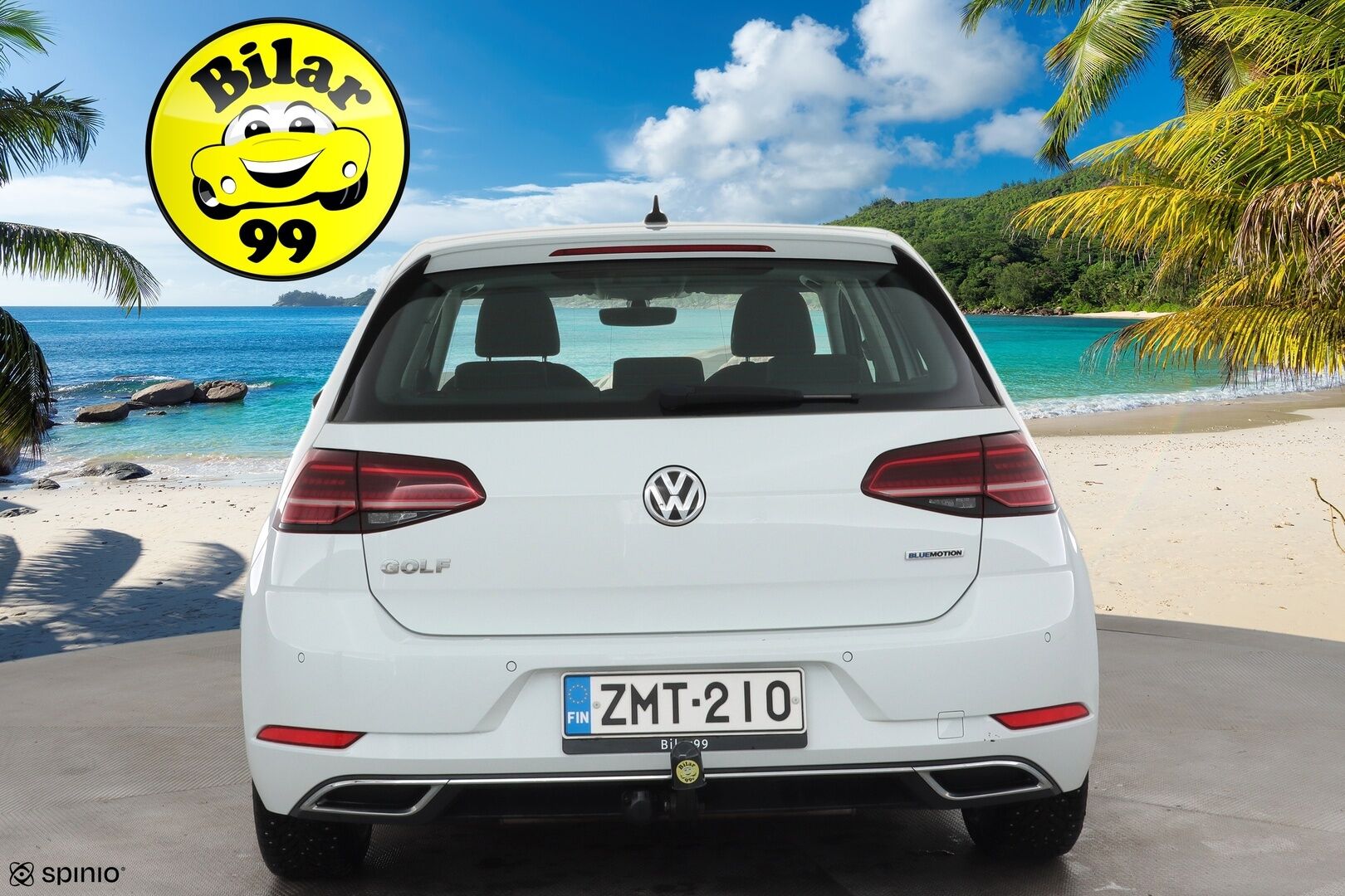 Volkswagen Golf 2019 Highline 1,5 TSI EVO 96 kW (130 hv) BLUEMOTION DSG * ACC / Webasto / Koukku / LED / P.kamera / Keyless * - Merkkihuollettu / Suomi-auto / Kahdet Renkaat