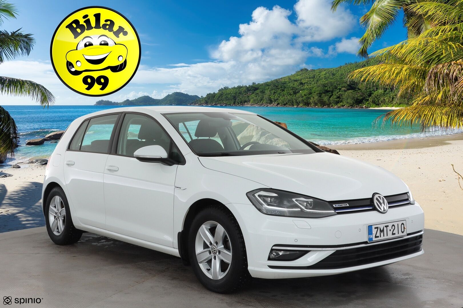 Volkswagen Golf 2019 Highline 1,5 TSI EVO 96 kW (130 hv) BLUEMOTION DSG * ACC / Webasto / Koukku / LED / P.kamera / Keyless * - Merkkihuollettu / Suomi-auto / Kahdet Renkaat
