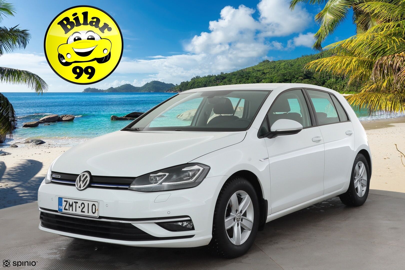 Volkswagen Golf 2019 Highline 1,5 TSI EVO 96 kW (130 hv) BLUEMOTION DSG * ACC / Webasto / Koukku / LED / P.kamera / Keyless * - Merkkihuollettu / Suomi-auto / Kahdet Renkaat