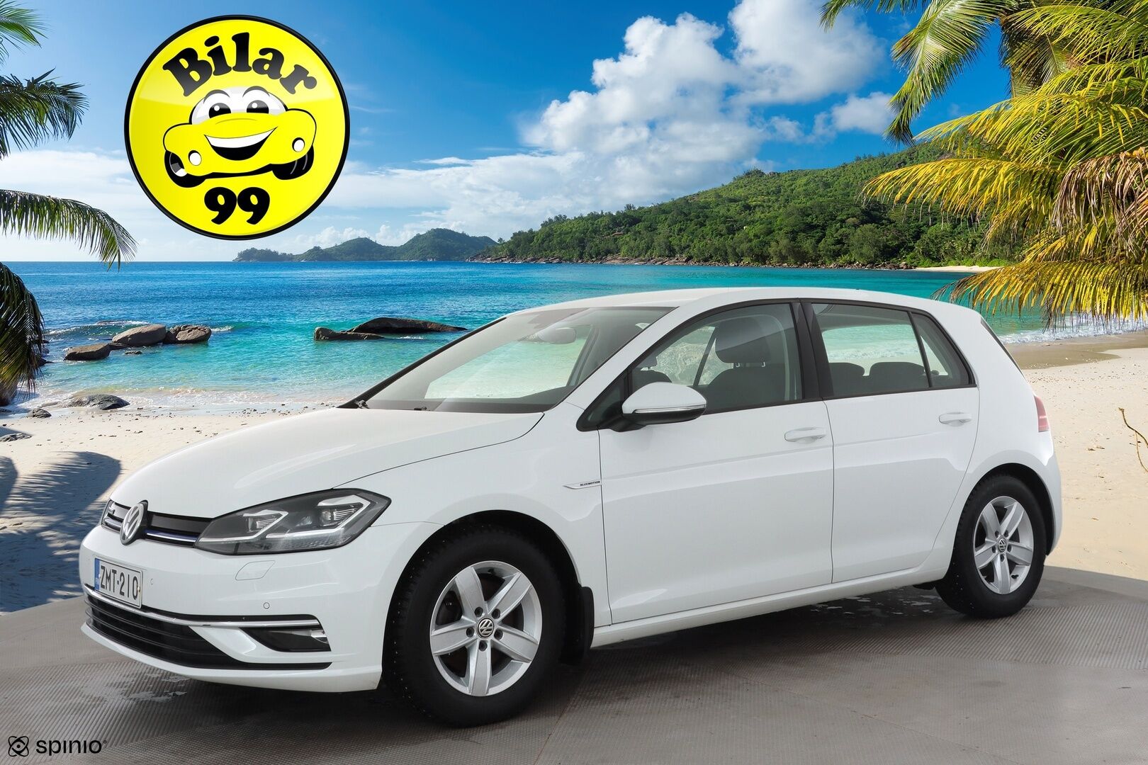 Volkswagen Golf 2019 Highline 1,5 TSI EVO 96 kW (130 hv) BLUEMOTION DSG * ACC / Webasto / Koukku / LED / P.kamera / Keyless * - Merkkihuollettu / Suomi-auto / Kahdet Renkaat