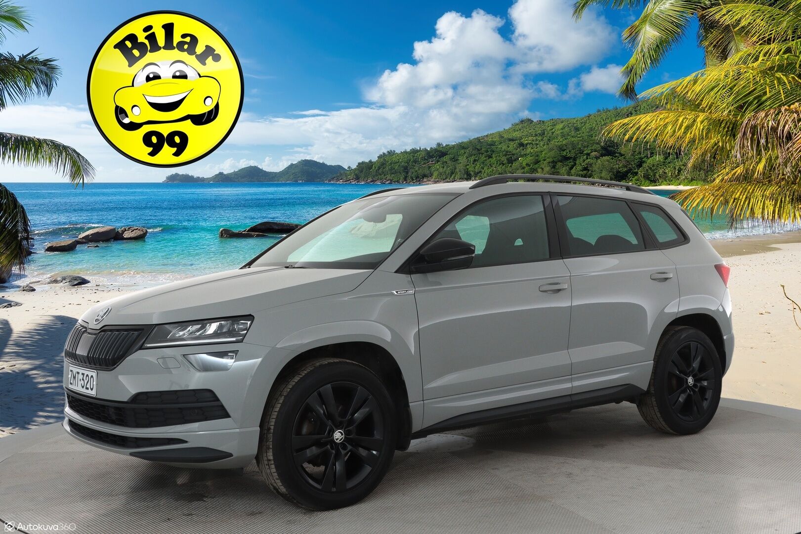 Skoda Karoq 2019 TSI SportLine DSG Autom. **Webasto / Adapt.Vakkari / P. Kamera / LED-valot / Kaistavahti / KeylessGO / 2x Renkaat**