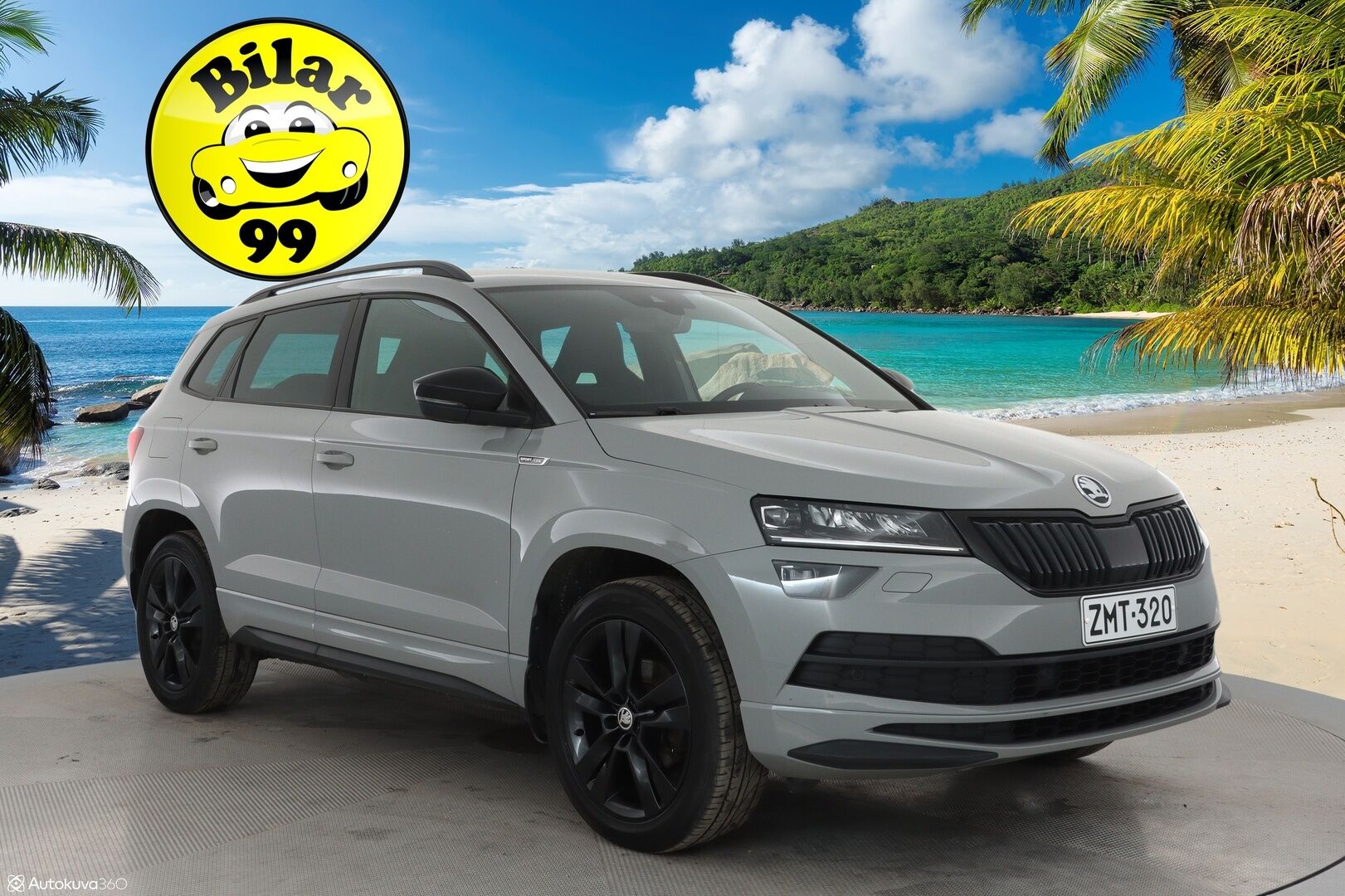 Skoda Karoq 2019 TSI SportLine DSG Autom. **Webasto / Adapt.Vakkari / P. Kamera / LED-valot / Kaistavahti / KeylessGO / 2x Renkaat**