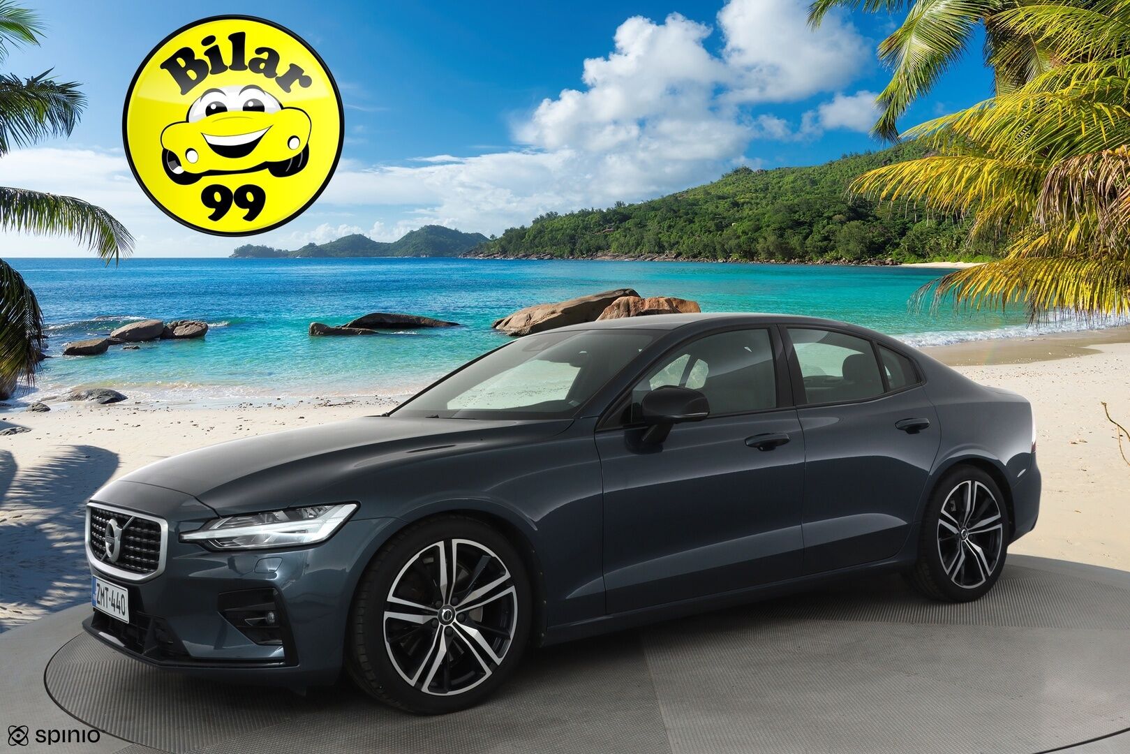 Volvo S60 2019 T5 Business R-Design aut **Adapt.vakkari / Muistipenkki / Webasto / H&K / 360.kamera / Full LED / KeylessGo** - 3,99 % KORKOTARJOUS TÄHÄN AUTOON - Suomi-auto / Merkkihuollettu / Kahdet renkaat aluvanteilla / Penkinlämmittimet takana / Tuulilasin lämmitin / Digimittaristo