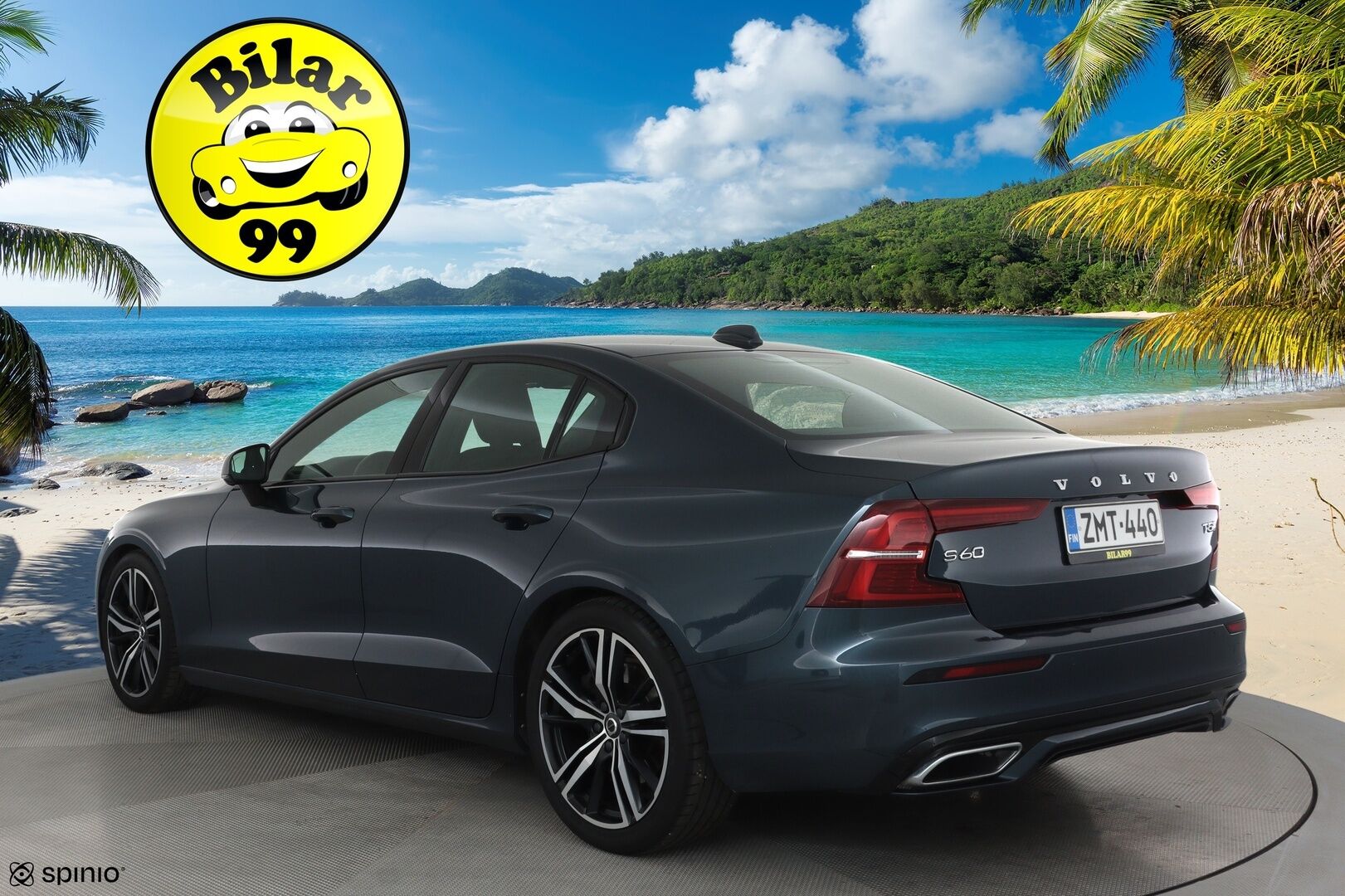 Volvo S60 2019 T5 Business R-Design aut **Adapt.vakkari / Muistipenkki / Webasto / H&K / 360.kamera / Full LED / KeylessGo** - 3,99 % KORKOTARJOUS TÄHÄN AUTOON - Suomi-auto / Merkkihuollettu / Kahdet renkaat aluvanteilla / Penkinlämmittimet takana / Tuulilasin lämmitin / Digimittaristo