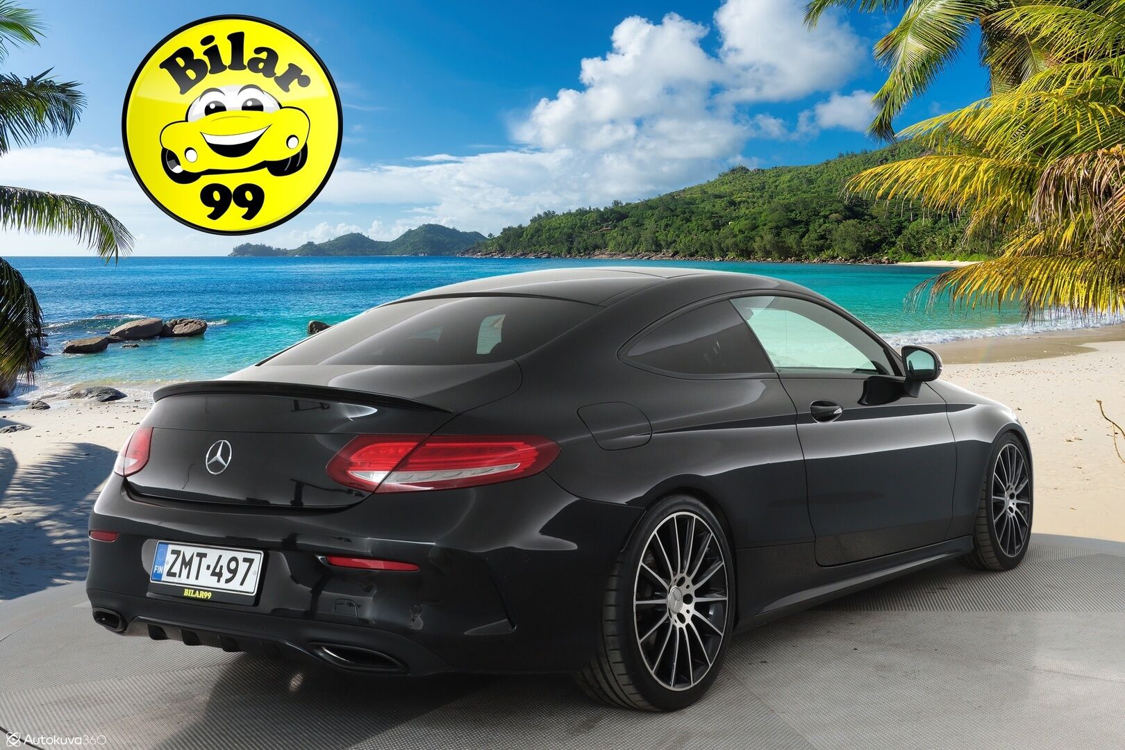 Mercedes-Benz C 2016 300 Coupé AMG **Adapt.Vakkari / Adapt.LED / Burmester / Lasikattoluukku / P. Kamera / Sporttipenkit** - 3,99 % KORKOTARJOUS TÄHÄN AUTOON - Kaistavahti / Katveavustin / KeylessGO / 1x Vanteet / 2x Renkaat
