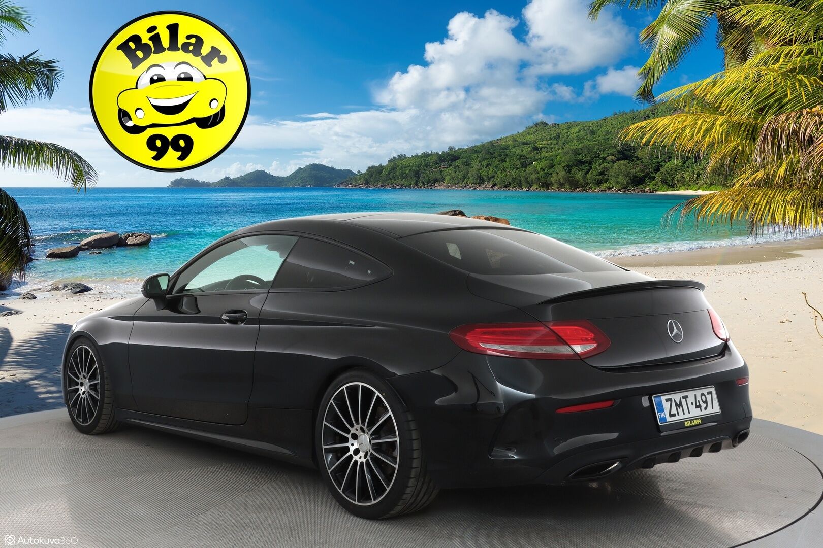 Mercedes-Benz C 2016 300 Coupé AMG **Adapt.Vakkari / Adapt.LED / Burmester / Lasikattoluukku / P. Kamera / Sporttipenkit** - 3,99 % KORKOTARJOUS TÄHÄN AUTOON - Kaistavahti / Katveavustin / KeylessGO / 1x Vanteet / 2x Renkaat