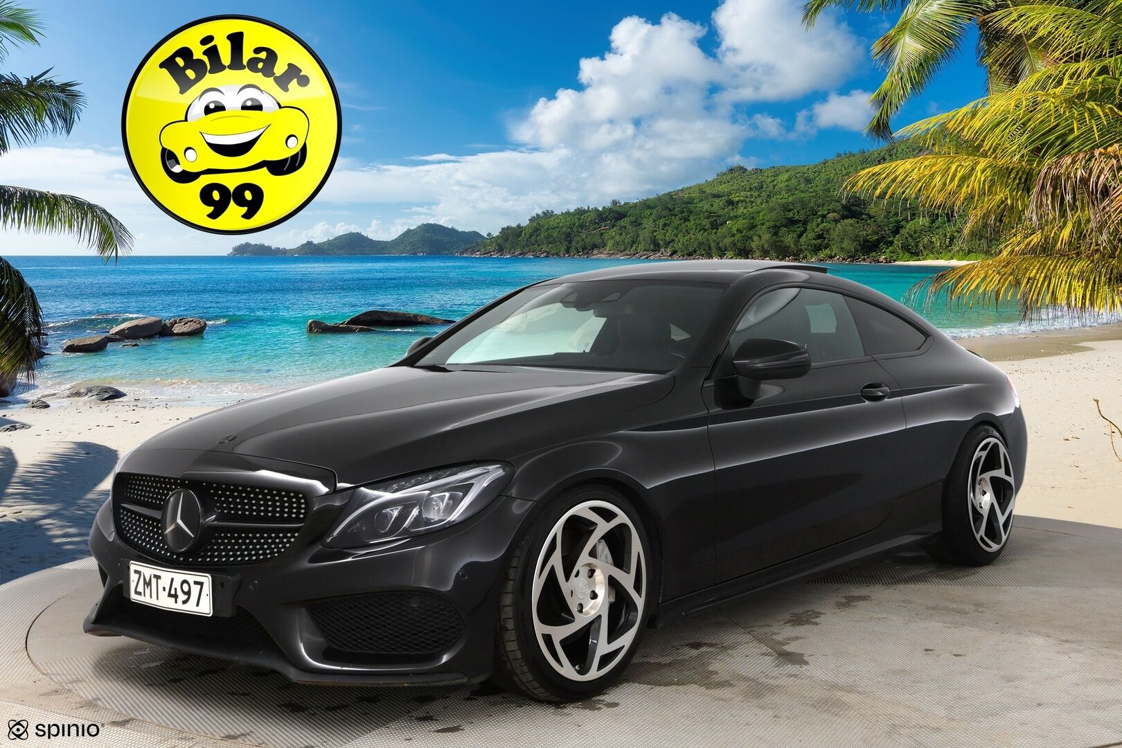 Mercedes-Benz C 2016 300 Coupé AMG / Distronic+ / DTR+Q / ILS-LED / Burmester / Panorama / P. Kamera / Sporttipenkit / Sähkökontti / - Huippuvarusteet! / Katveavustin / Putkisto / 2x renkaat & vanteet / Hyvät huollot! - HULLUT VÄLIPÄIVÄT KORKOTARJOUS 2,49%