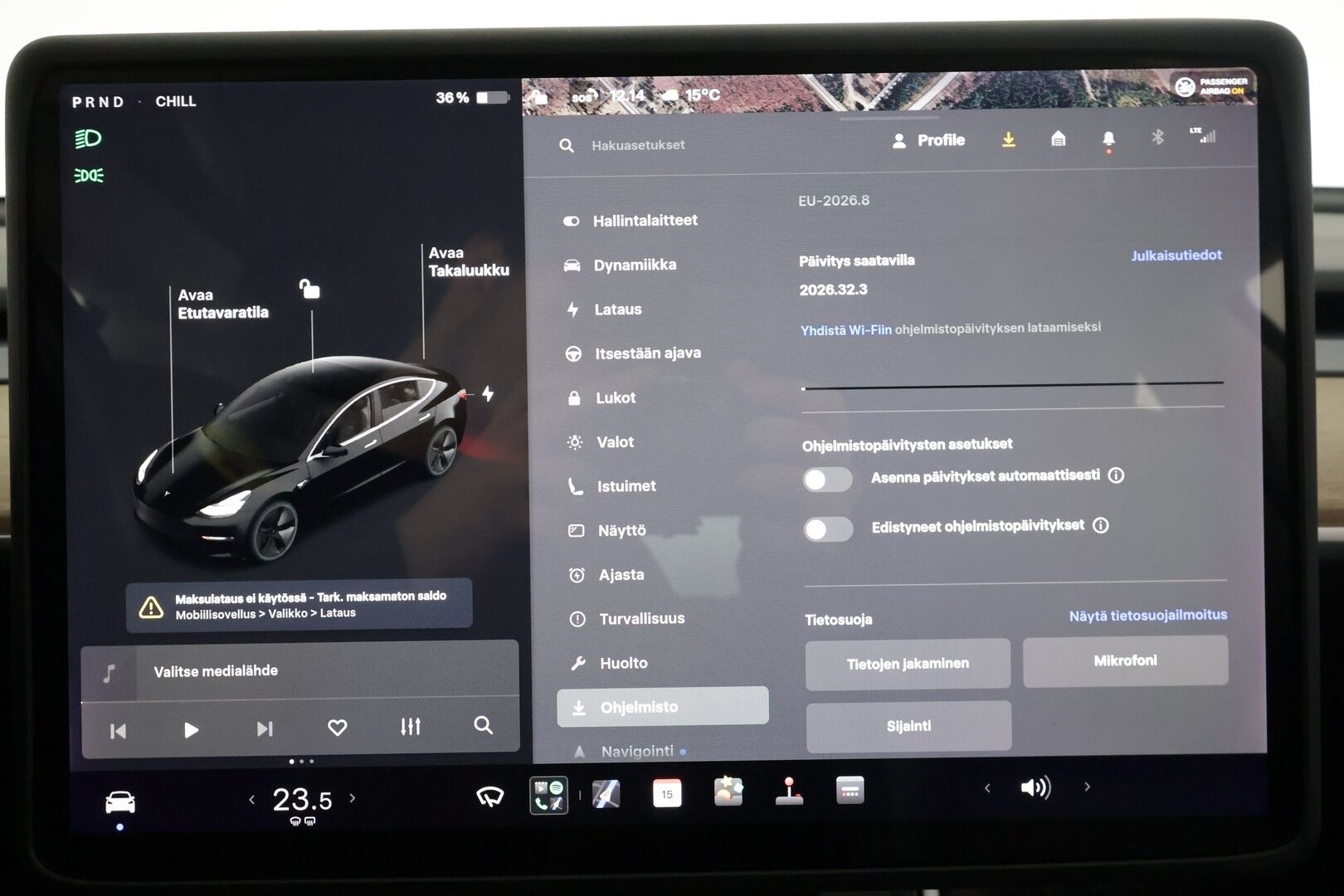 Tesla Model 3 2019 Long-Range Dual Motor AWD - | ACC | Premium Audio | Lasikatto | Digmittaristo | Sähkönahat | Muistipenkki | Autosteer | Keyless | P.kamera ja tutkat | LED | 