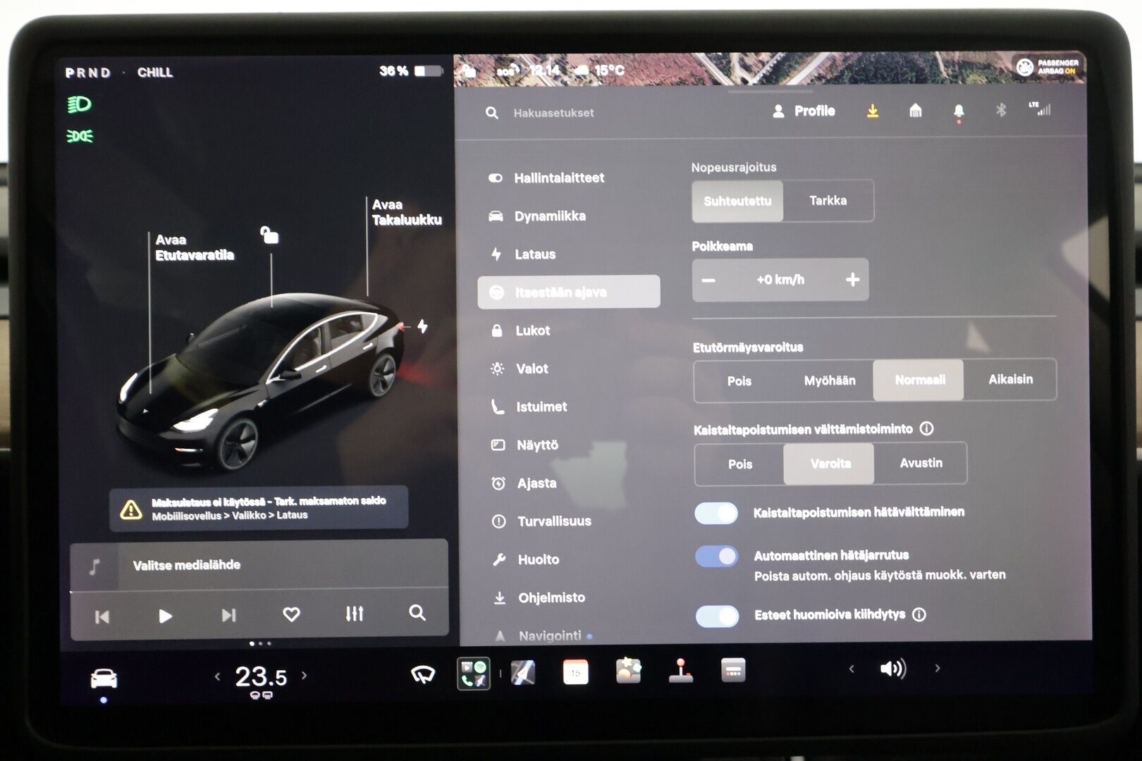 Tesla Model 3 2019 Long-Range Dual Motor AWD - | ACC | Premium Audio | Lasikatto | Digmittaristo | Sähkönahat | Muistipenkki | Autosteer | Keyless | P.kamera ja tutkat | LED | 