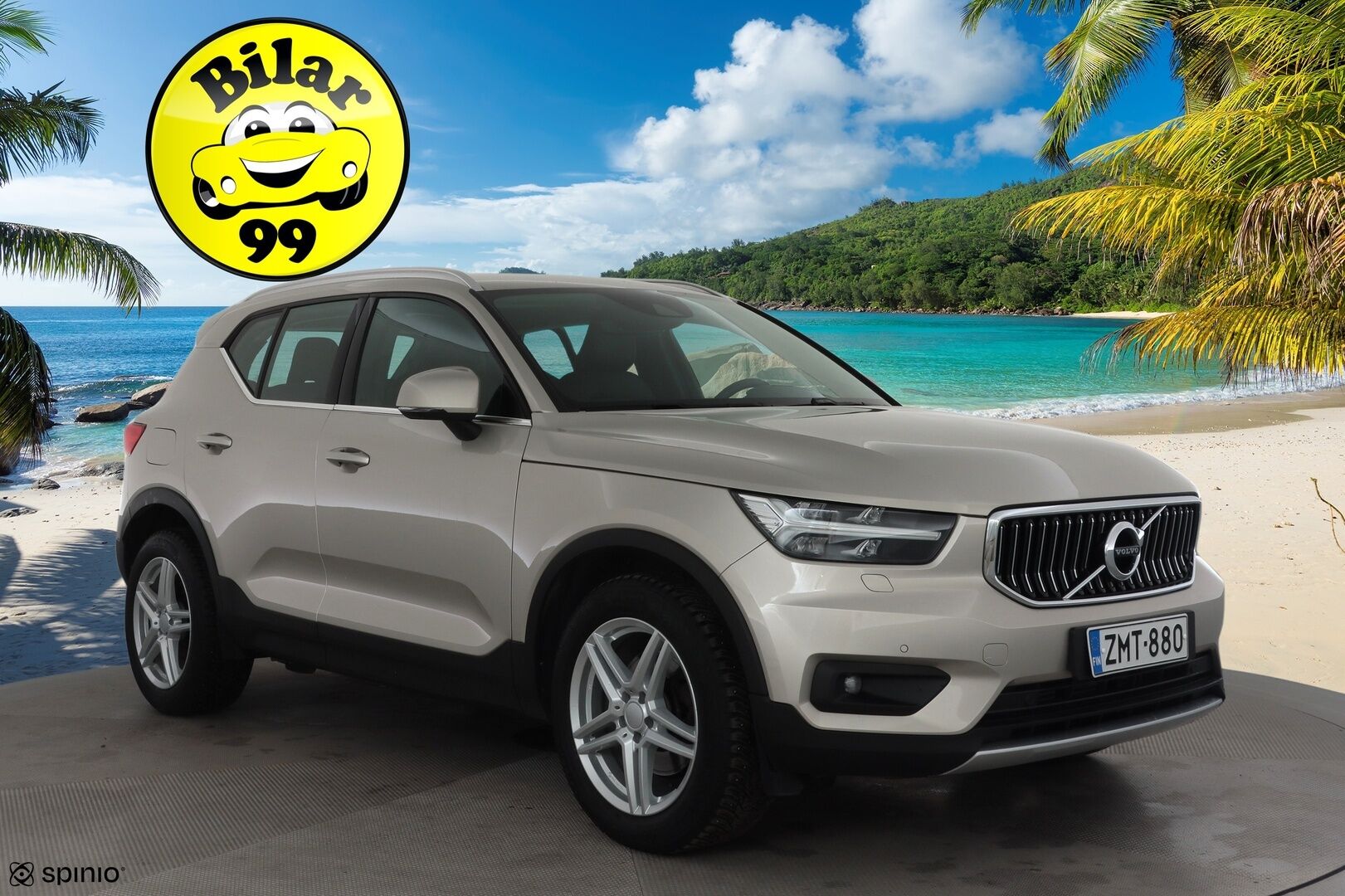Volvo XC40 2019 D3 AWD Business Inscription aut * Webasto / ACC / LED / P.kamera / Sporttinahat / Keyless / Navi * - 1-om Suomi-auto / Kahdet renkaat / Merkkihuollettu! - Osta nyt, maksa vasta ensi vuonna