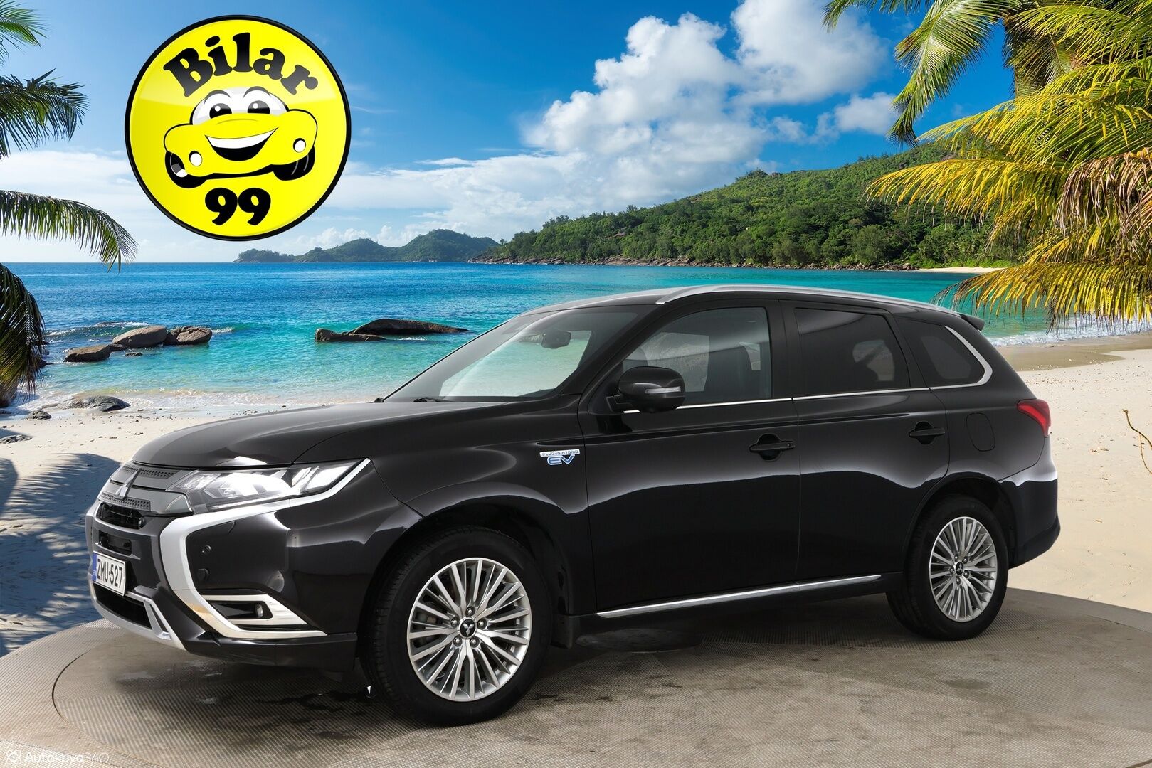 Mitsubishi OUTLANDER PHEV 2021 Instyle Business 4WD 5P ** Adapt.Vakkari / 2-Om Suomi / 360° Kamera / Kattoluukku / Navigointi - Tehtaan vetokoukku / BLIS / Lämmitettävä tuulilasi / Ratin lämmitin / 