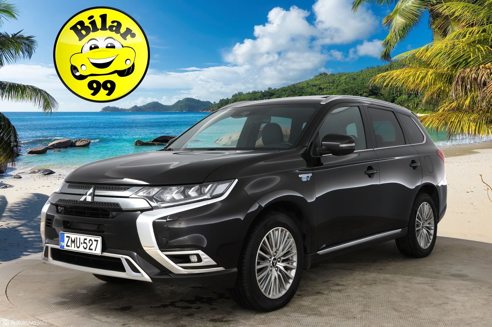 Mitsubishi OUTLANDER PHEV 2021 Instyle Business 4WD 5P ** Adapt.Vakkari / 2-Om Suomi / 360° Kamera / Kattoluukku / Navigointi - Tehtaan vetokoukku / BLIS / Lämmitettävä tuulilasi / Ratin lämmitin / 