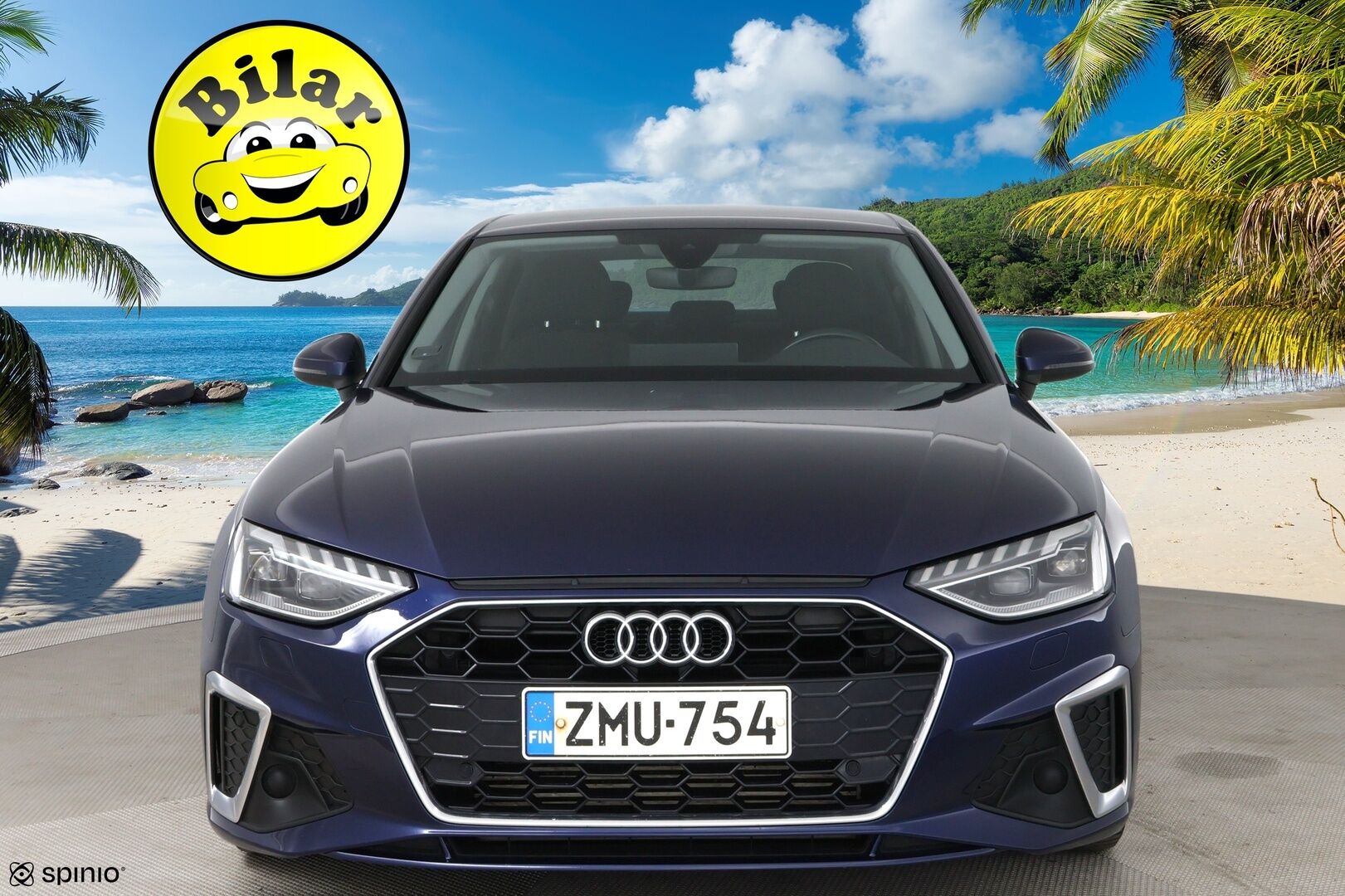Audi A4 2020 40 TFSI 140 kW MHEV S-Line Business S-tronic - Suomi-Auto | Webasto | Digimittaristo | Matrix-Ajovalot | Vetokoukku | P-kamera | Vakkari