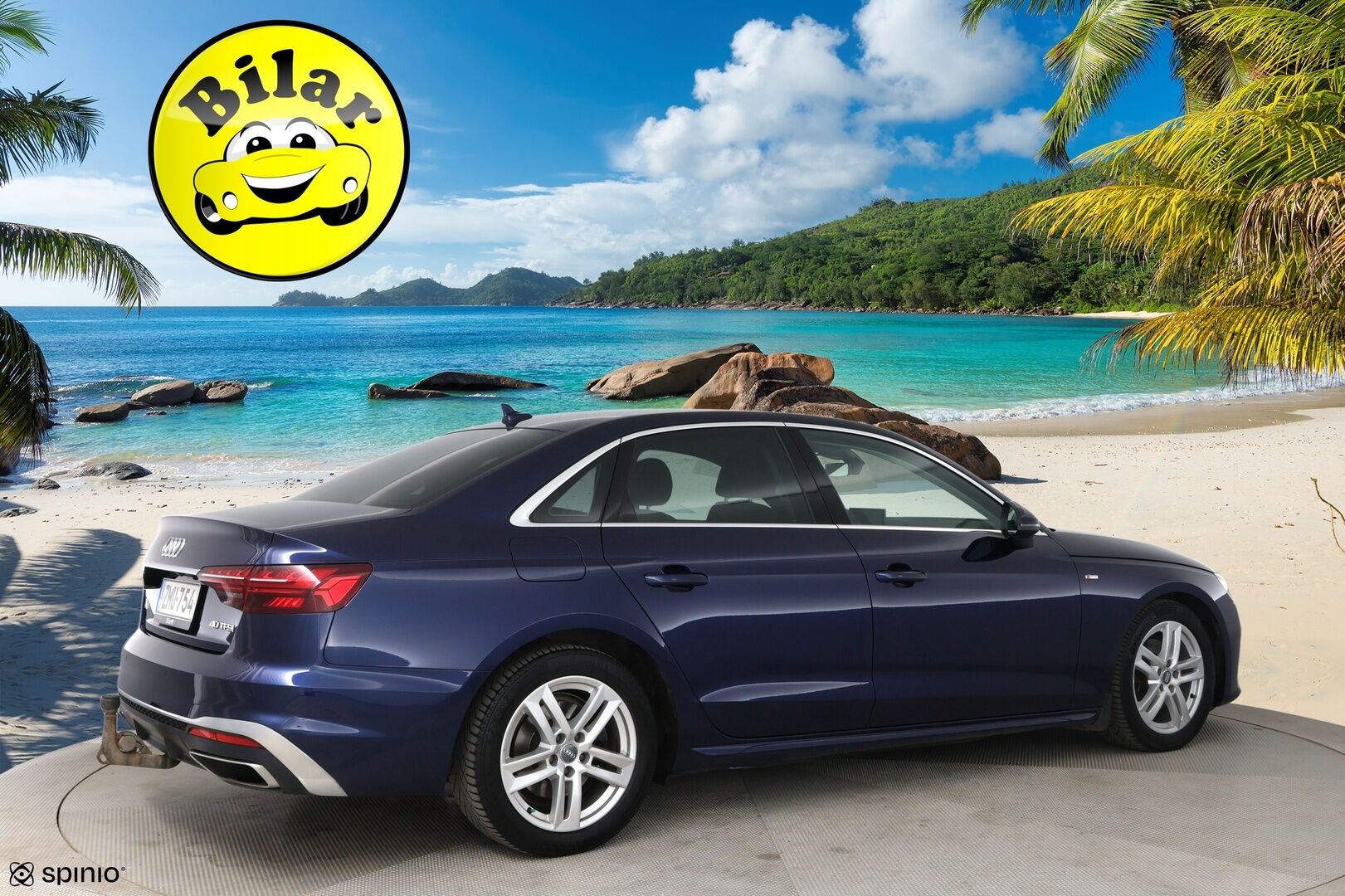 Audi A4 2020 40 TFSI 140 kW MHEV S-Line Business S-tronic - Suomi-Auto | Webasto | Digimittaristo | Matrix-Ajovalot | Vetokoukku | P-kamera | Vakkari
