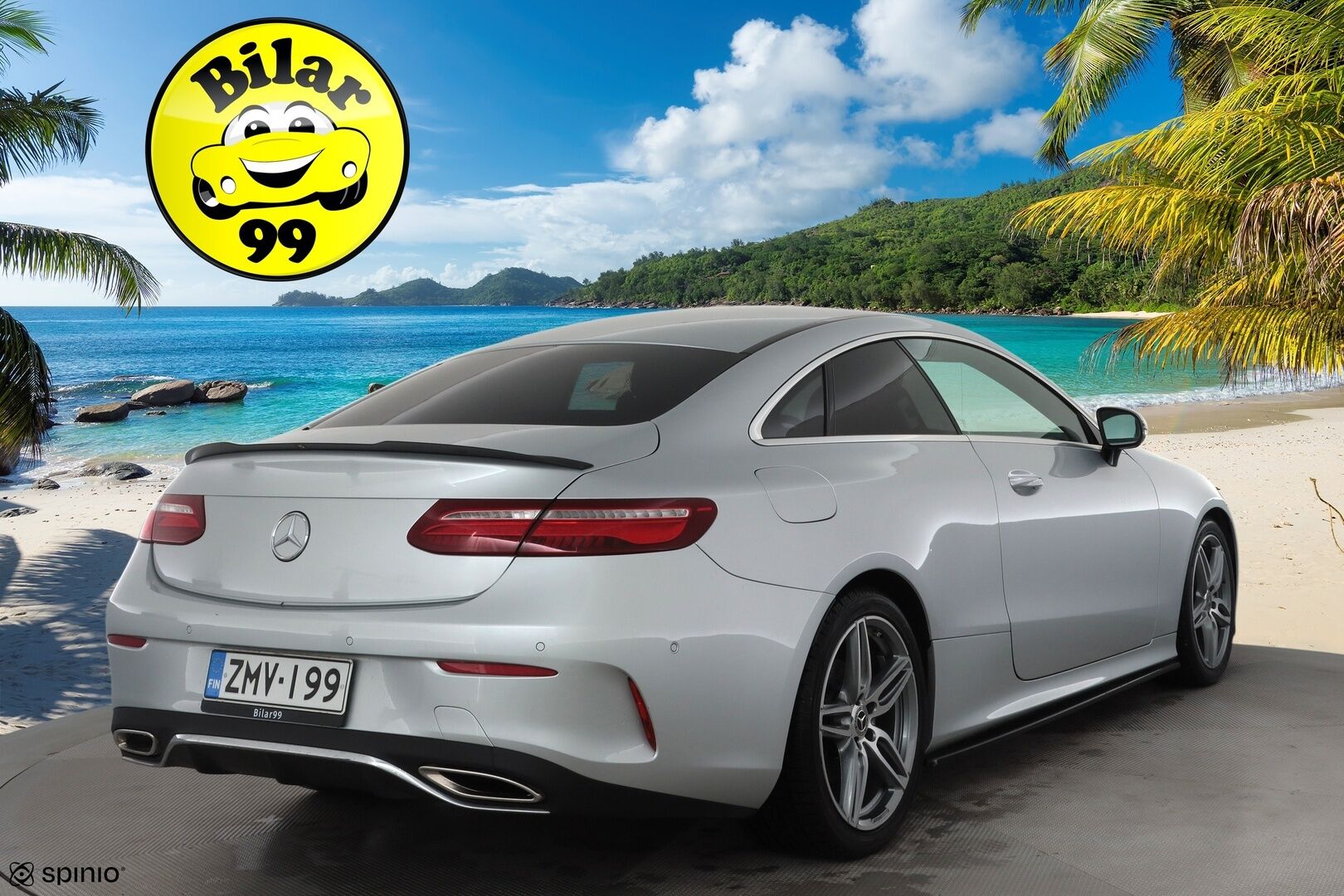 Mercedes-Benz E 2017 200 A Coupé Business AMG * Webasto / Multibeam / P.kamera / Katveavustin / Sportpenkit / Ambient-valot / Keyless * - Kahdet renkaat