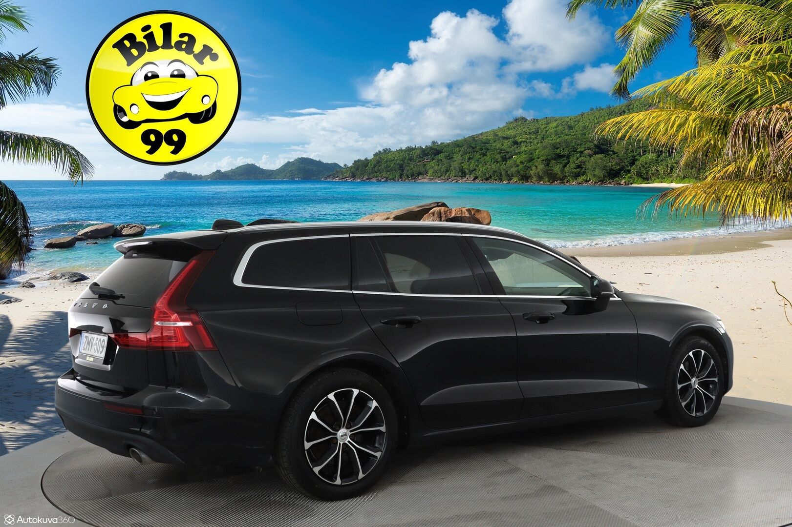 Volvo V60 2020 D3 AWD Business aut **Webasto / Adapt.Vakkari / LED-valot / P.Tutkat / Harman/Kardon / Sporttinahat / Navi** - Suomi-auto / Kahdet Renkaat