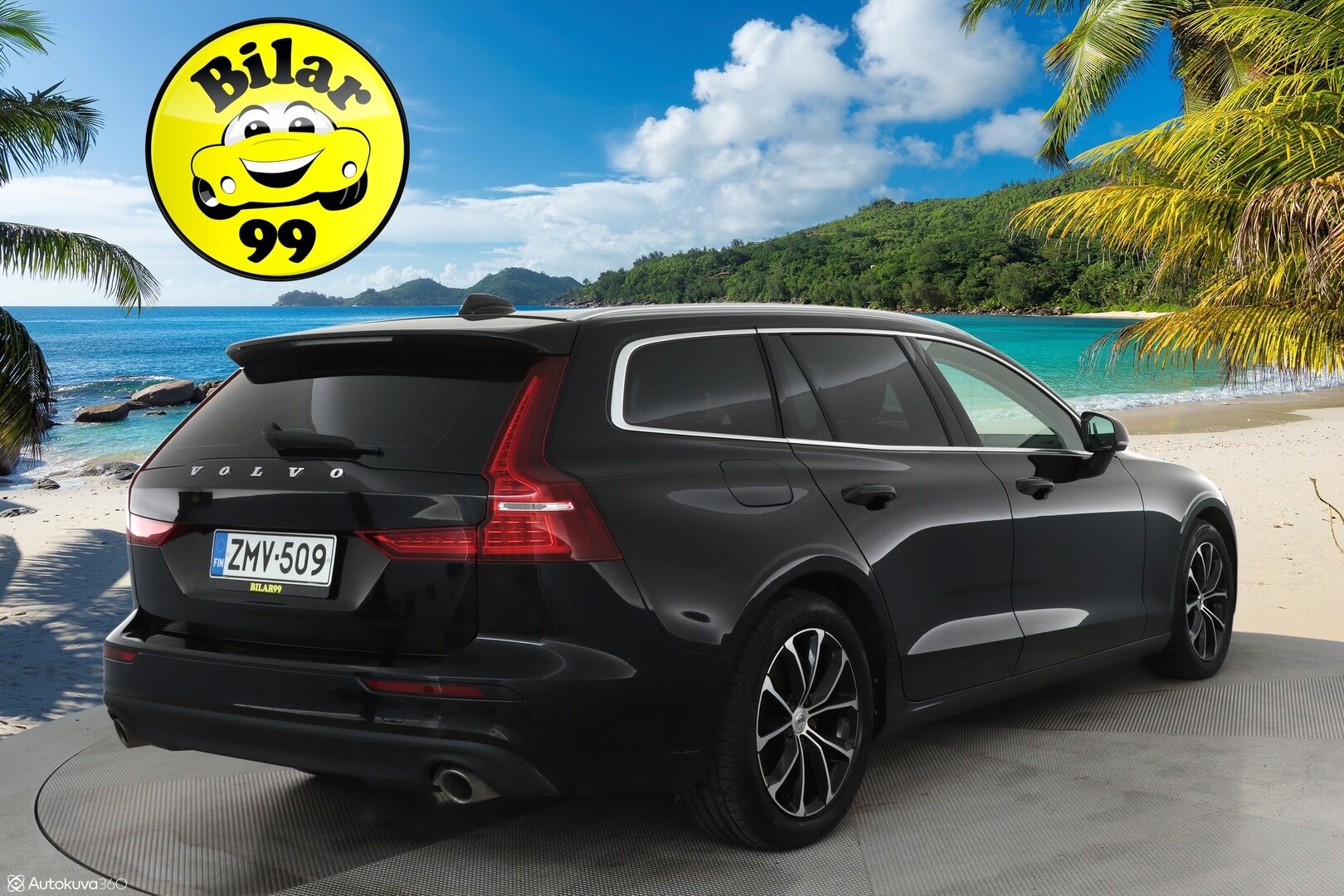Volvo V60 2020 D3 AWD Business aut **Webasto / Adapt.Vakkari / LED-valot / P.Tutkat / Harman/Kardon / Sporttinahat / Navi** - Suomi-auto / Kahdet Renkaat