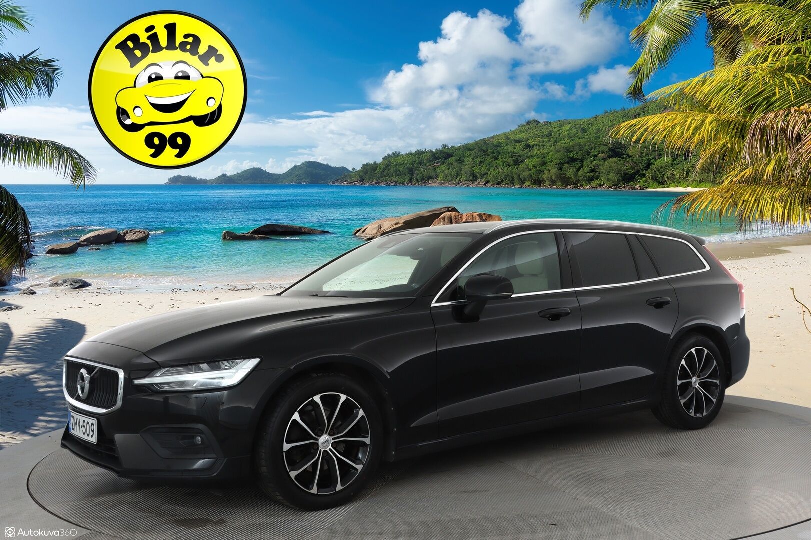 Volvo V60 2020 D3 AWD Business aut **Webasto / Adapt.Vakkari / LED-valot / P.Tutkat / Harman/Kardon / Sporttinahat / Navi** - Suomi-auto / Kahdet Renkaat