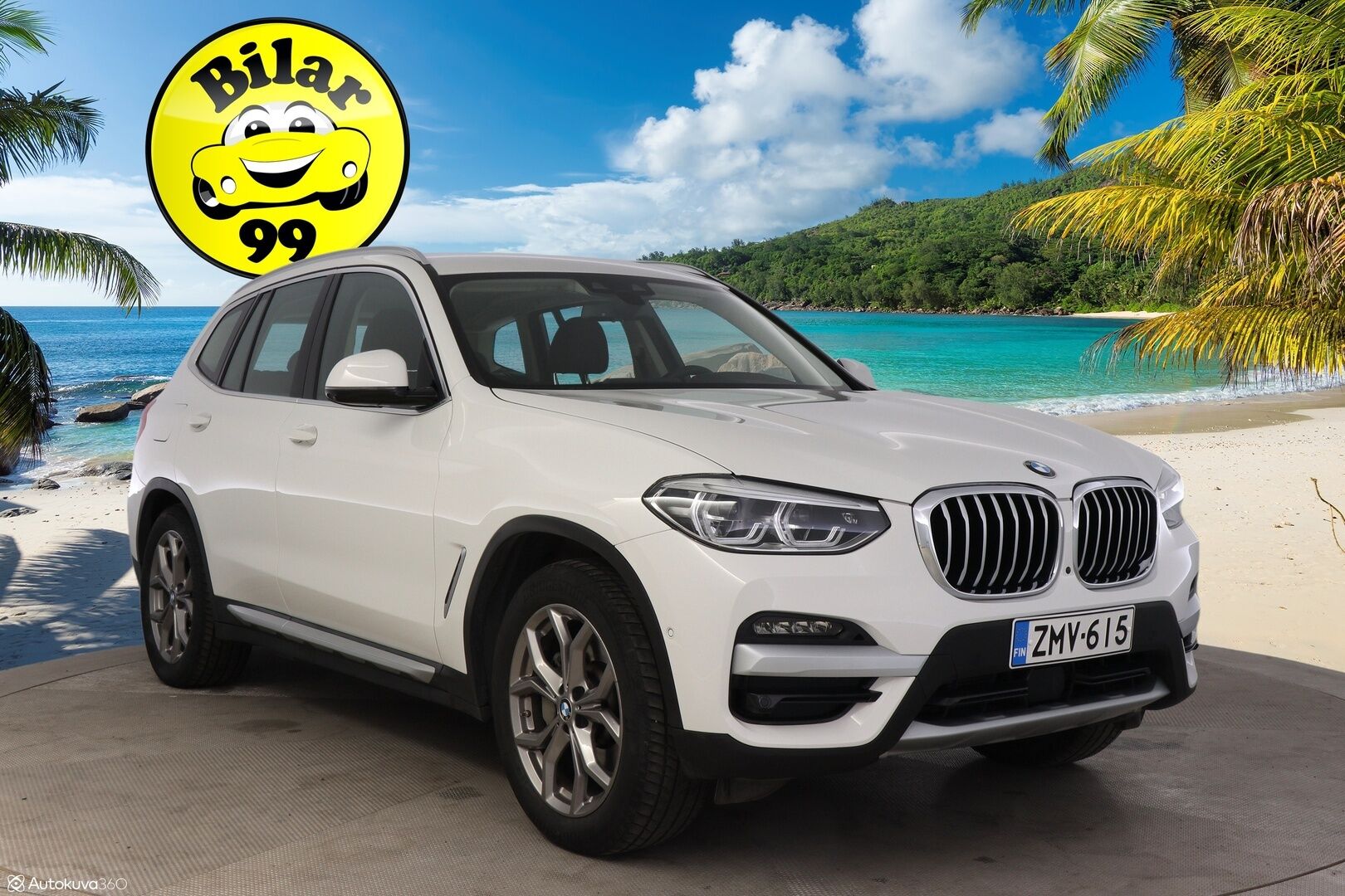 BMW X3 2020 G01 xDrive 30e A Business xLine *ACC / Adapt. LED /360-kamera / Hifi / Eleohjaus / M-Sport ratti / Nahat / Proff. nav / Carplay* - 3,99 % KORKOTARJOUS TÄHÄN AUTOON - Akkutestattu! SOH Arvo 90% /1- omisteinen Suomi-auto täydellisellä merkkihuolto historialla!