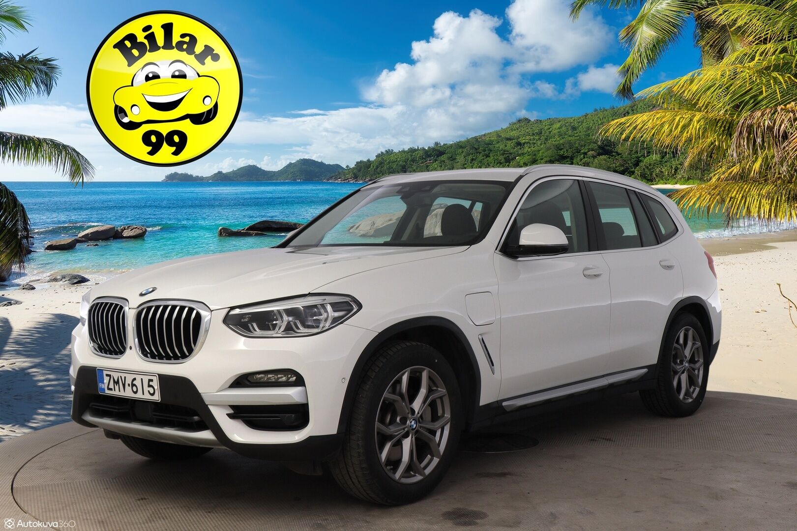 BMW X3 2020 G01 xDrive 30e A Business xLine *ACC / Adapt. LED /360-kamera / Hifi / Eleohjaus / M-Sport ratti / Nahat / Proff. nav / Carplay* - 3,99 % KORKOTARJOUS TÄHÄN AUTOON - Akkutestattu! SOH Arvo 90% /1- omisteinen Suomi-auto täydellisellä merkkihuolto historialla!