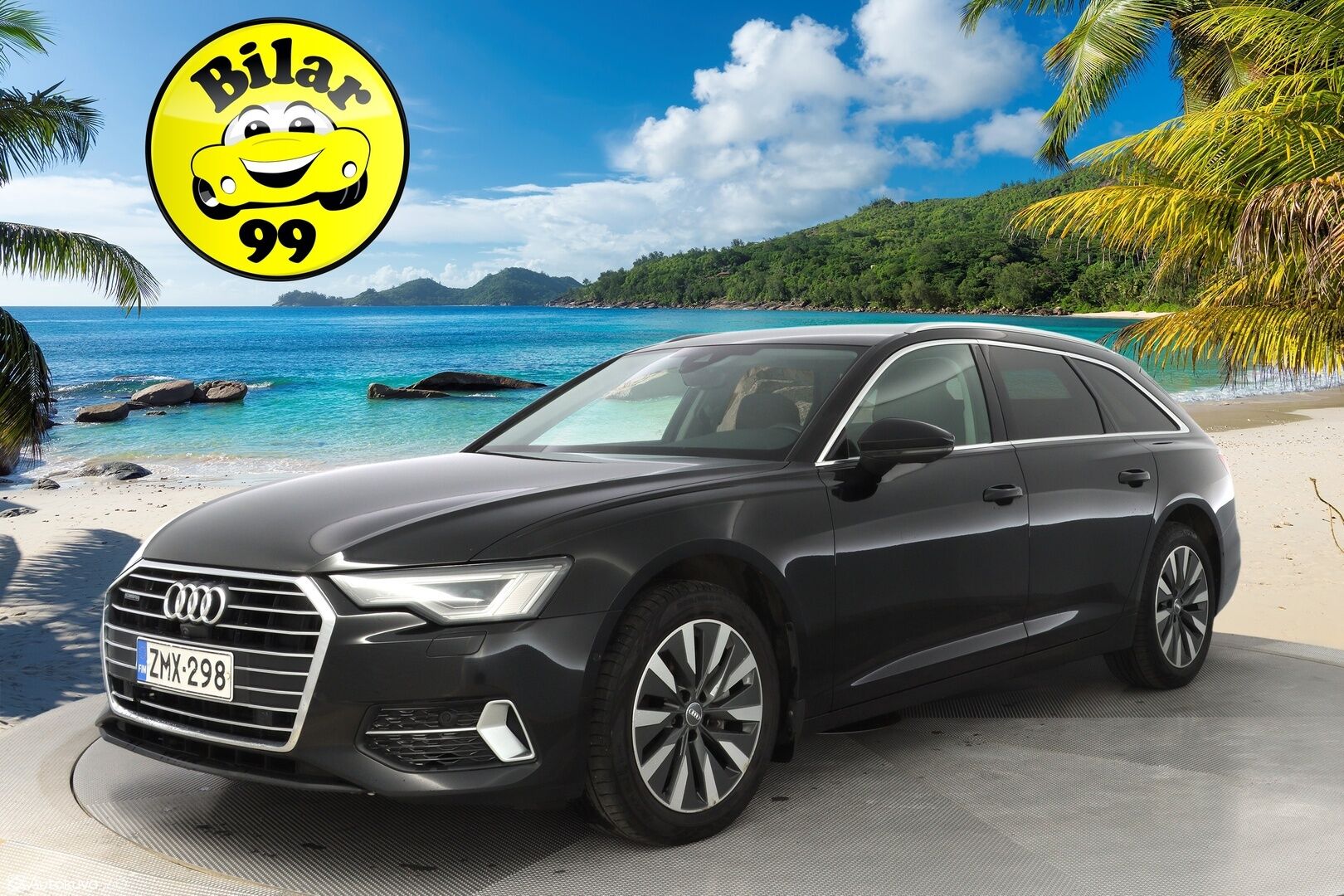 Audi A6 2020 Avant Business Sport 40 TDI MHEV quattro S tronic *Webasto / Matrix LED / B&O / 360 Kamera / Navi * - Suomi-auto / Merkkihuoltohistoria / Jakohihna vaihdettu 204tkm / Kahdet Audin vanteet