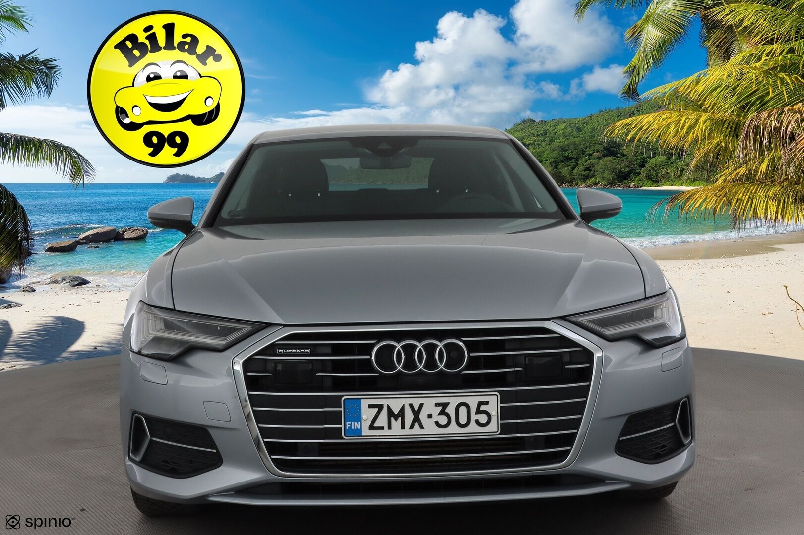 Audi A6 2020 Sedan Business Sport 50 TFSI e quattro S tronic * ACC / B&O / Night Vision / HUD / 360° / Muistipenkki / Navi * - HUOKEAAN HINTAAN! / Suomi-auto / SoH 90.4% / Kahdet OEM vanteet / Huippuvarusteet! / Myydään juuri huollettuna