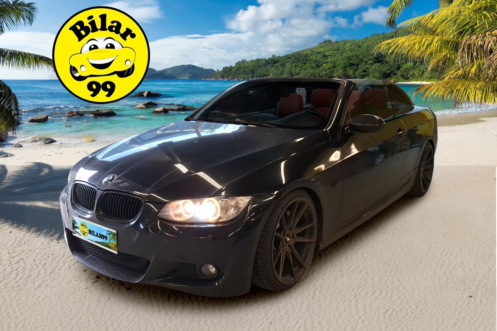 BMW 325 2008 E93 Cabrio - |Punaiset nahat | Vakkari | Prof. navi | Tutkat | Xenon | JR vanteet | 07 / 27 leimaa|