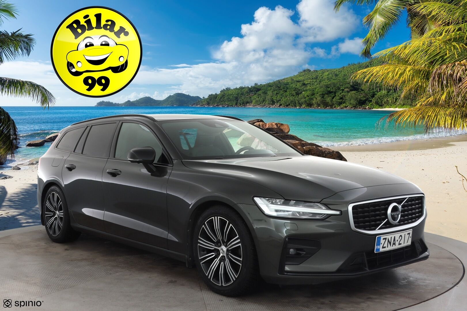 Volvo V60 2020 T5 AWD Business R-Design aut * Webasto / Koukku / ACC / Full-LED / 360 / Sportpenkki Muistilla / Keyless * - HUD / Suomi-auto / Kahdet renkaat aluvanteilla / Merkkihuollot