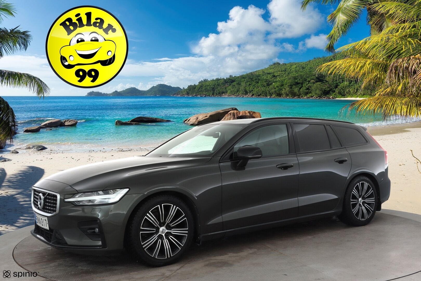 Volvo V60 2020 T5 AWD Business R-Design aut * Webasto / Koukku / ACC / Full-LED / 360 / Sportpenkki Muistilla / Keyless * - HUD / Suomi-auto / Kahdet renkaat aluvanteilla / Merkkihuollot