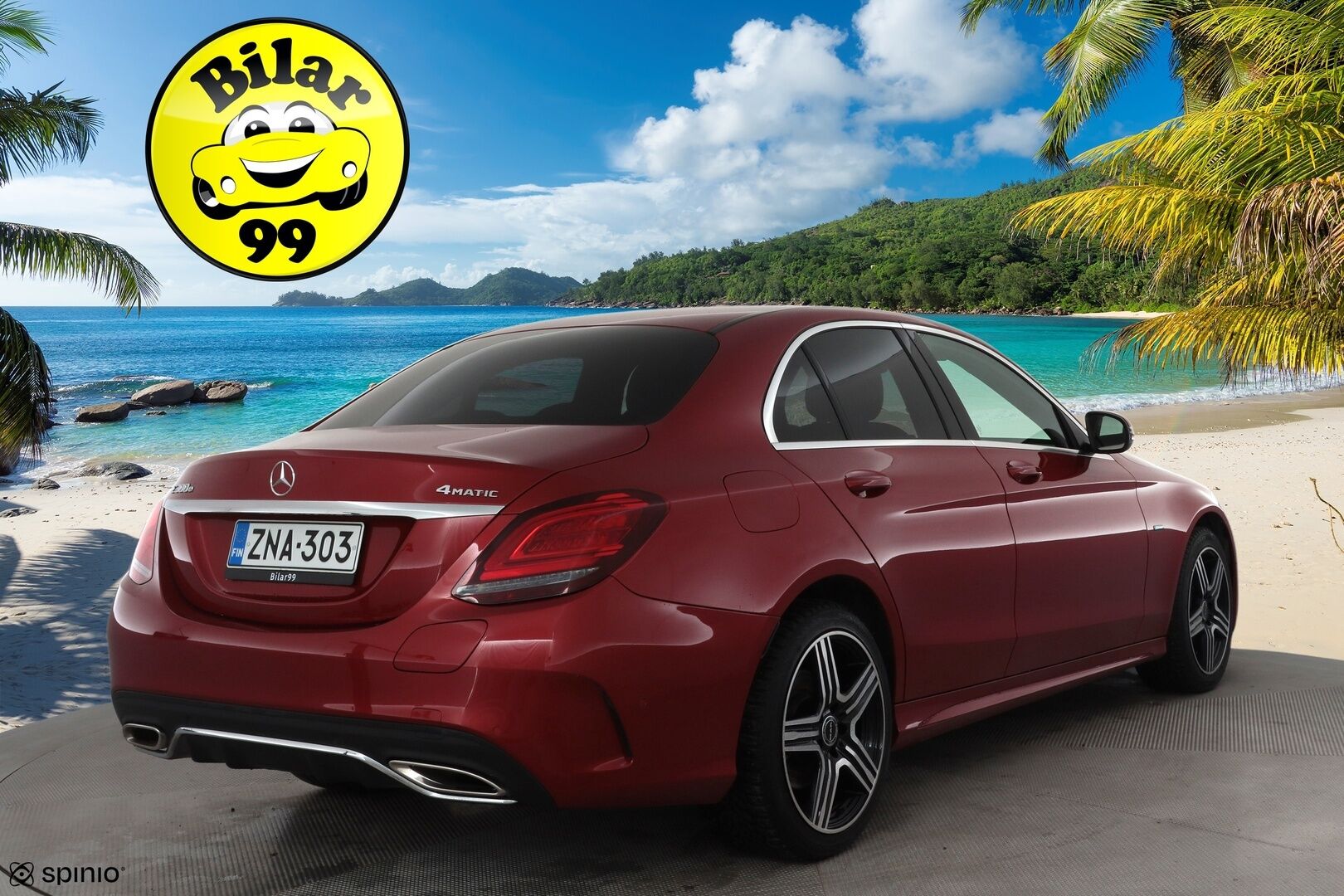 Mercedes-Benz C 2020 300 e 4MATIC A Business AMG Edition EQ Power * Facelift / Distronic / Multibeam LED / P.kamera / Sporttinahat / Navi * - Suomi-auto - HULLU BLACKWEEK KORKOTARJOUS 2,49%