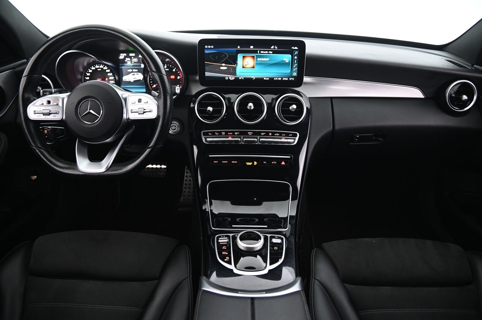 Mercedes-Benz C 2020 300 de T A Business AMG Edition EQ Power *Suomi-Auto / Navi / P-Kamera / Multibeam-LED* - *Juuri saapunut! / AMG-Sisä- ja ulkonäköpaketti / Vakkari / Urheiluistuimet / Lisälämmitys / Tutkat / Musta sisäkattoverhoilu/ Siisti!*