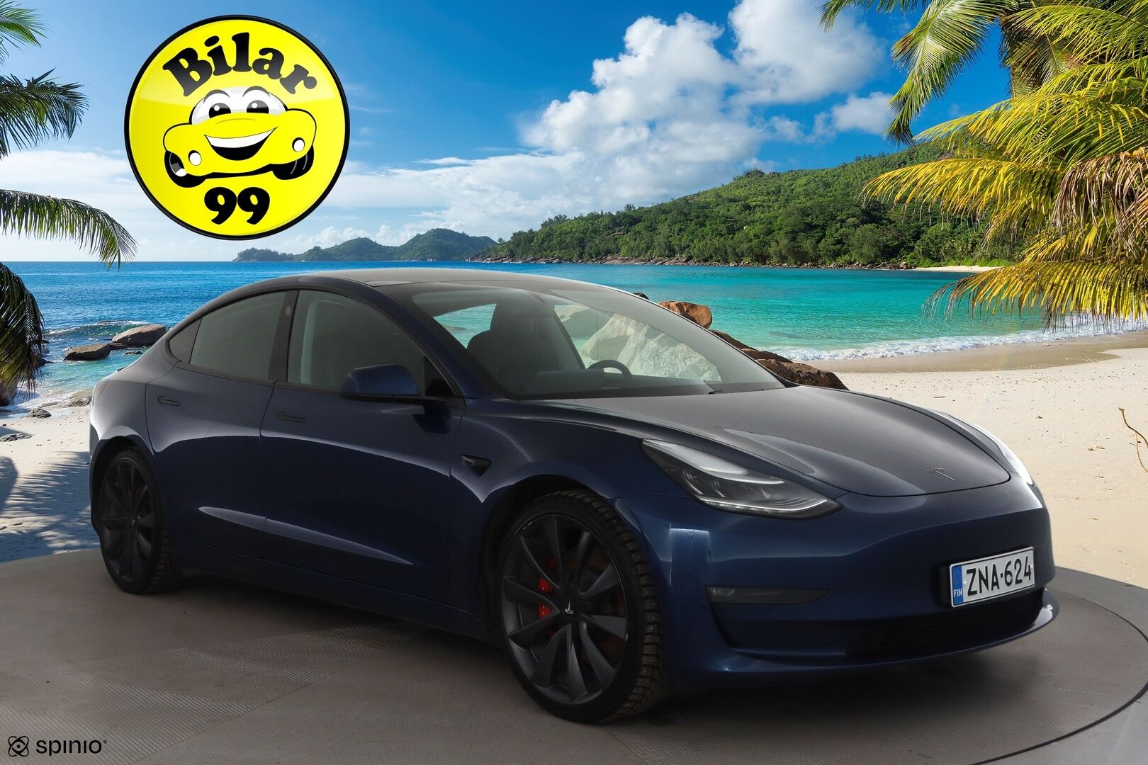 Tesla Model 3 2020 Performance * ACC / Lasikatto / Premium Audio / P.Kamera / Muistipenkki / Kaistavahti * - Suomi-auto