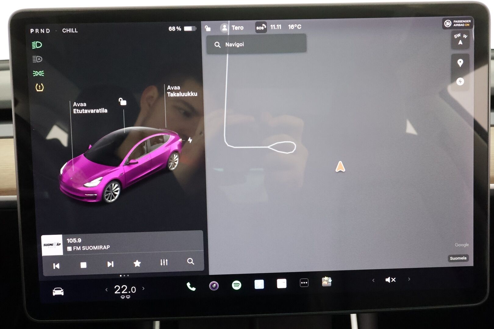 Tesla Model 3 2020 Performance * ACC / Lasikatto / Premium Audio / P.Kamera / Muistipenkki / Kaistavahti * - Suomi-auto