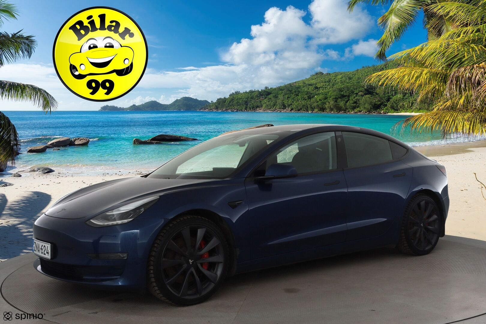 Tesla Model 3 2020 Performance * ACC / Lasikatto / Premium Audio / P.Kamera / Muistipenkki / Kaistavahti * - Suomi-auto