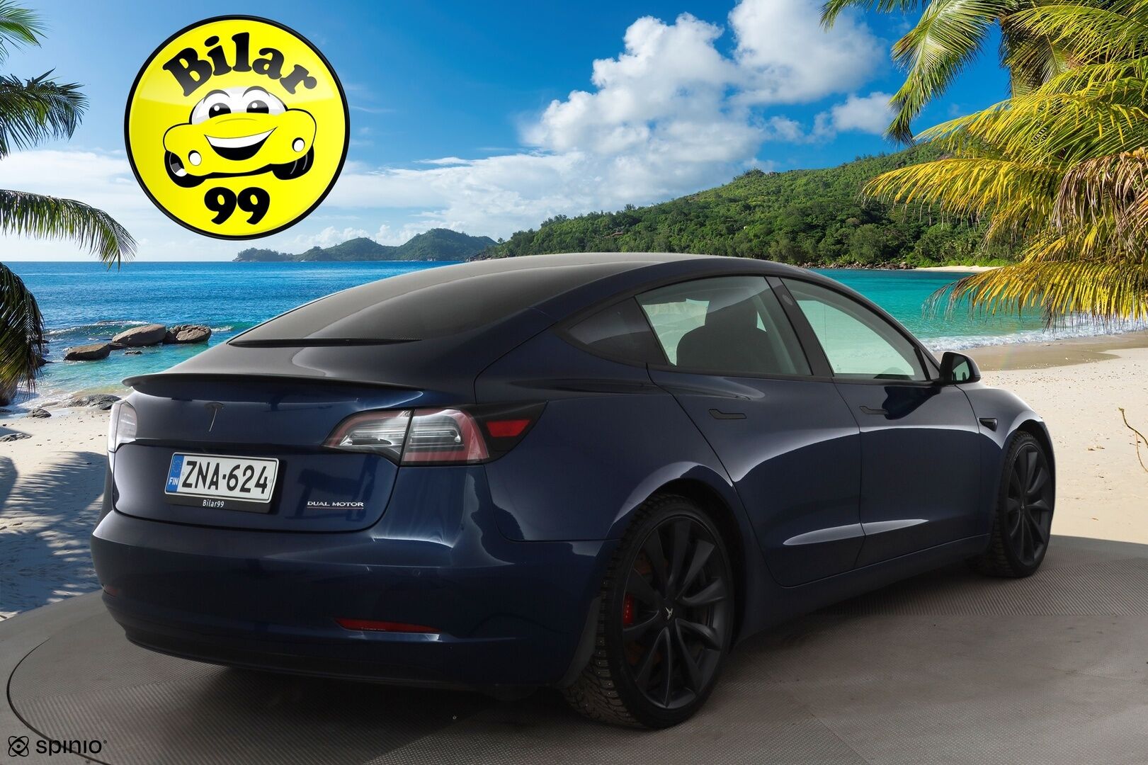 Tesla Model 3 2020 Performance * ACC / Lasikatto / Premium Audio / P.Kamera / Muistipenkki / Kaistavahti * - Suomi-auto