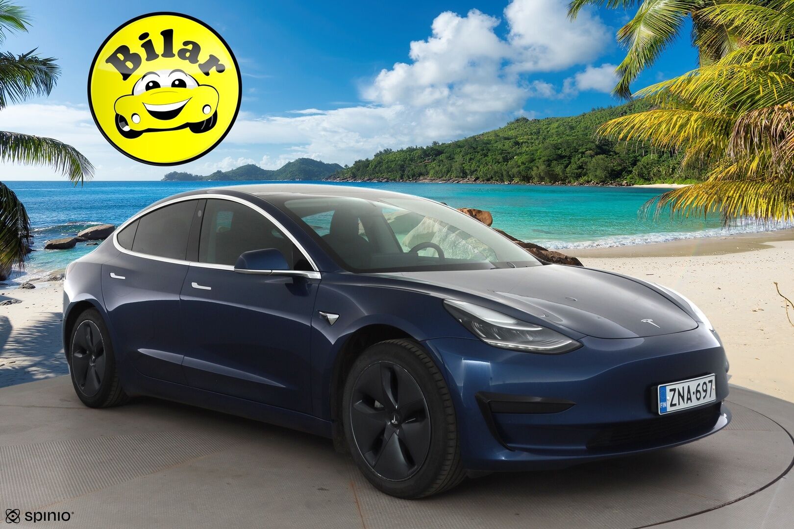 Tesla Model 3 2020 Standard Range Plus - | ACC | Lasikatto | Sähkönahat | Muistipenkki | LED | P.kamera ja tutkat | Autosteer | RCTA | Premium kaiuttimet | 2x renkaat aluin | 