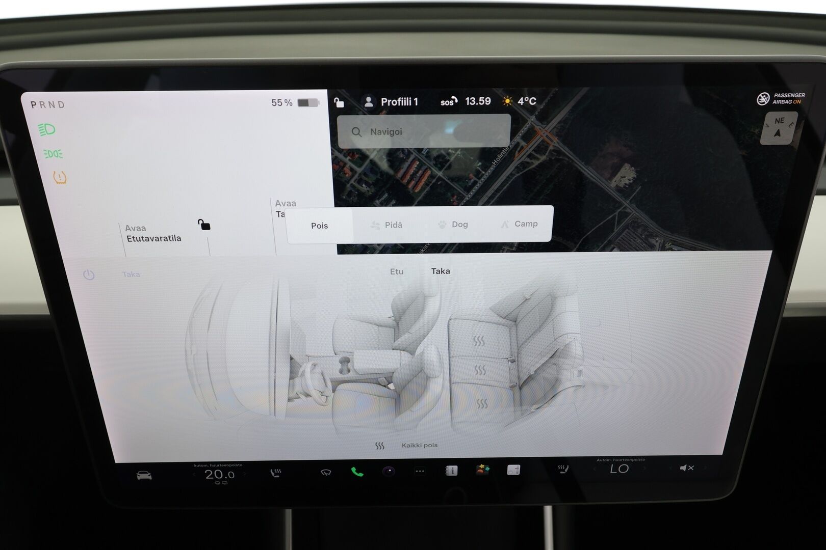 Tesla Model 3 2020 Performance * Suomi-auto / Lasikatto / Premium Audio / Vaaleat nahat / P.kamera * - Akku kuntotarkastettu SoH 95,5% / Kahdet renkaat aluvanteilla - HULLUT AVAJAISHULINAT KORKOTARJOUS 3,29 %