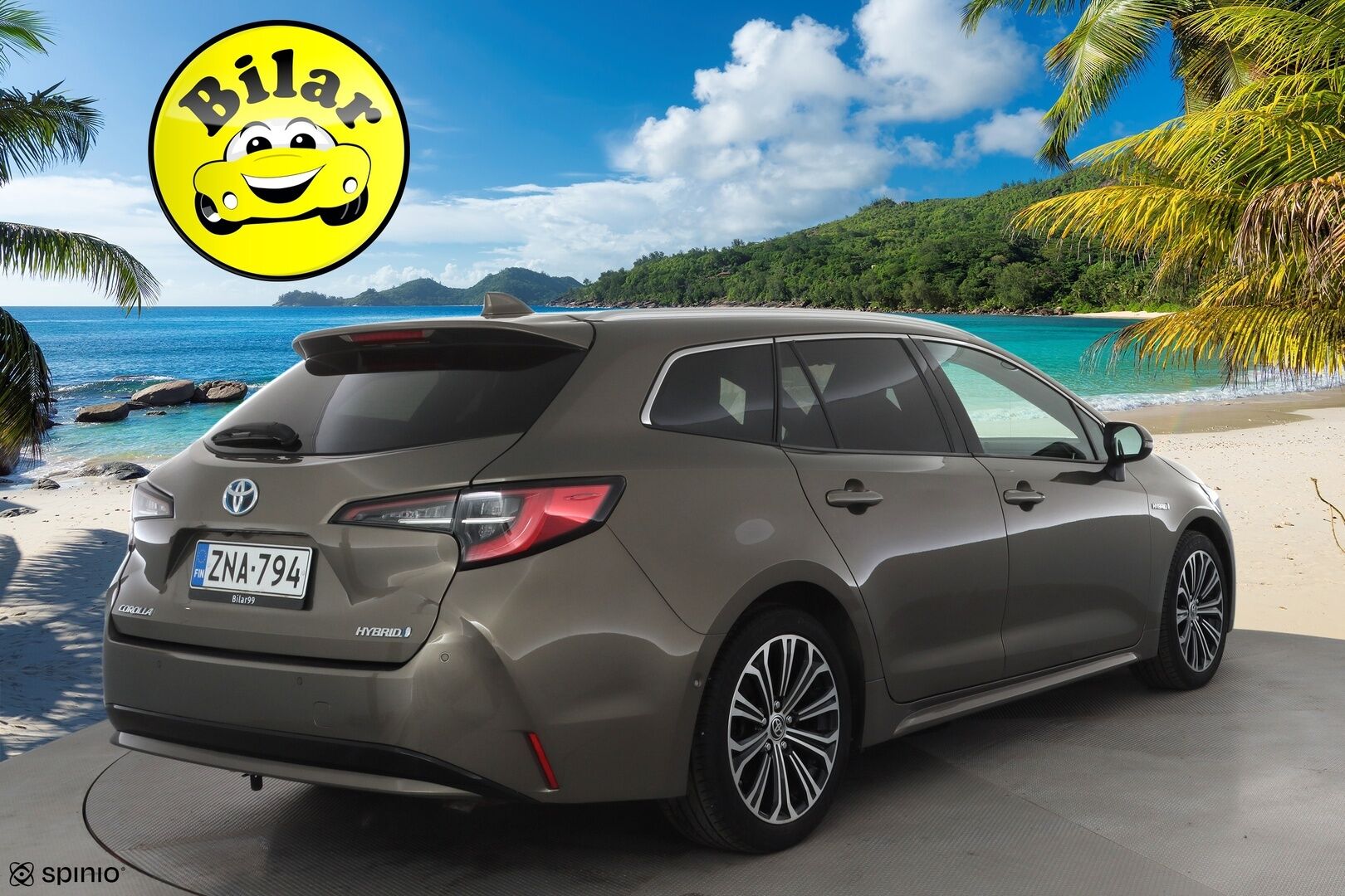 Toyota Corolla 2020 Touring Sports 1,8 Hybrid Style - | Koukku | ACC | LED | P.Kamera | Sisätilanlämmitin | Navi | Kaistavahti | Keyless | Ratinlämmitys | Apple&Android | Kahdet renkaat | Merkkihuollot | Suomi-auto |