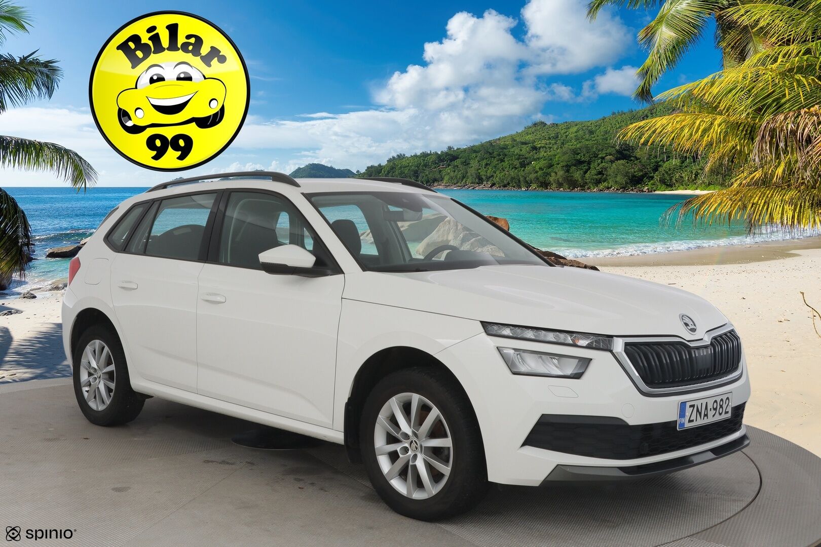 Skoda Kamiq 2020 1,0 TSI G-TEC Ambition **Lohko / SmartLink / Vakkari / Lane assist** - Kahdet renkaat vanteineen / Ratinlämmitys - Osta nyt, maksa vasta ensi vuonna