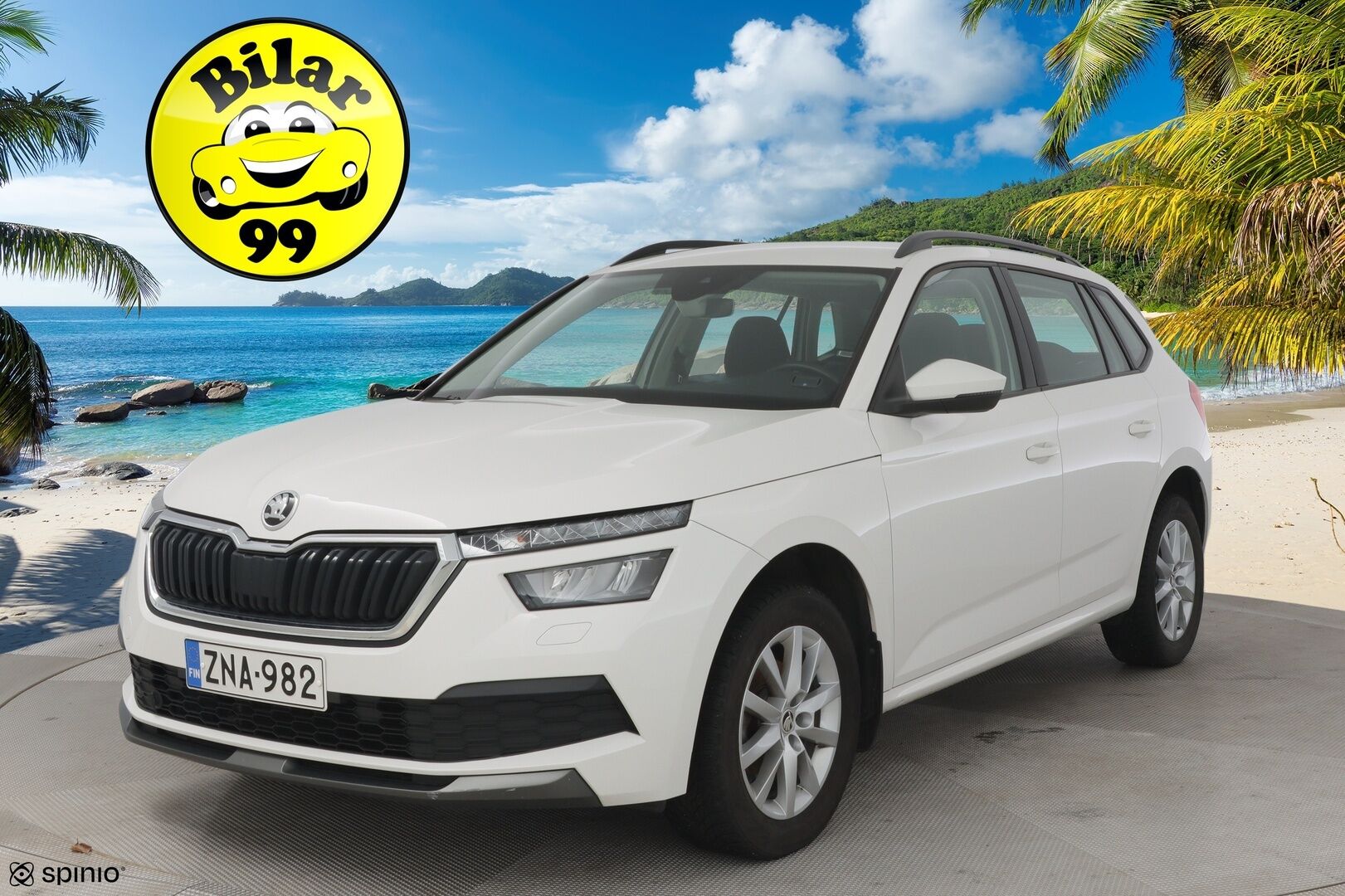 Skoda Kamiq 2020 1,0 TSI G-TEC Ambition **Lohko / SmartLink / Vakkari / Lane assist** - Kahdet renkaat vanteineen / Ratinlämmitys - Osta nyt, maksa vasta ensi vuonna