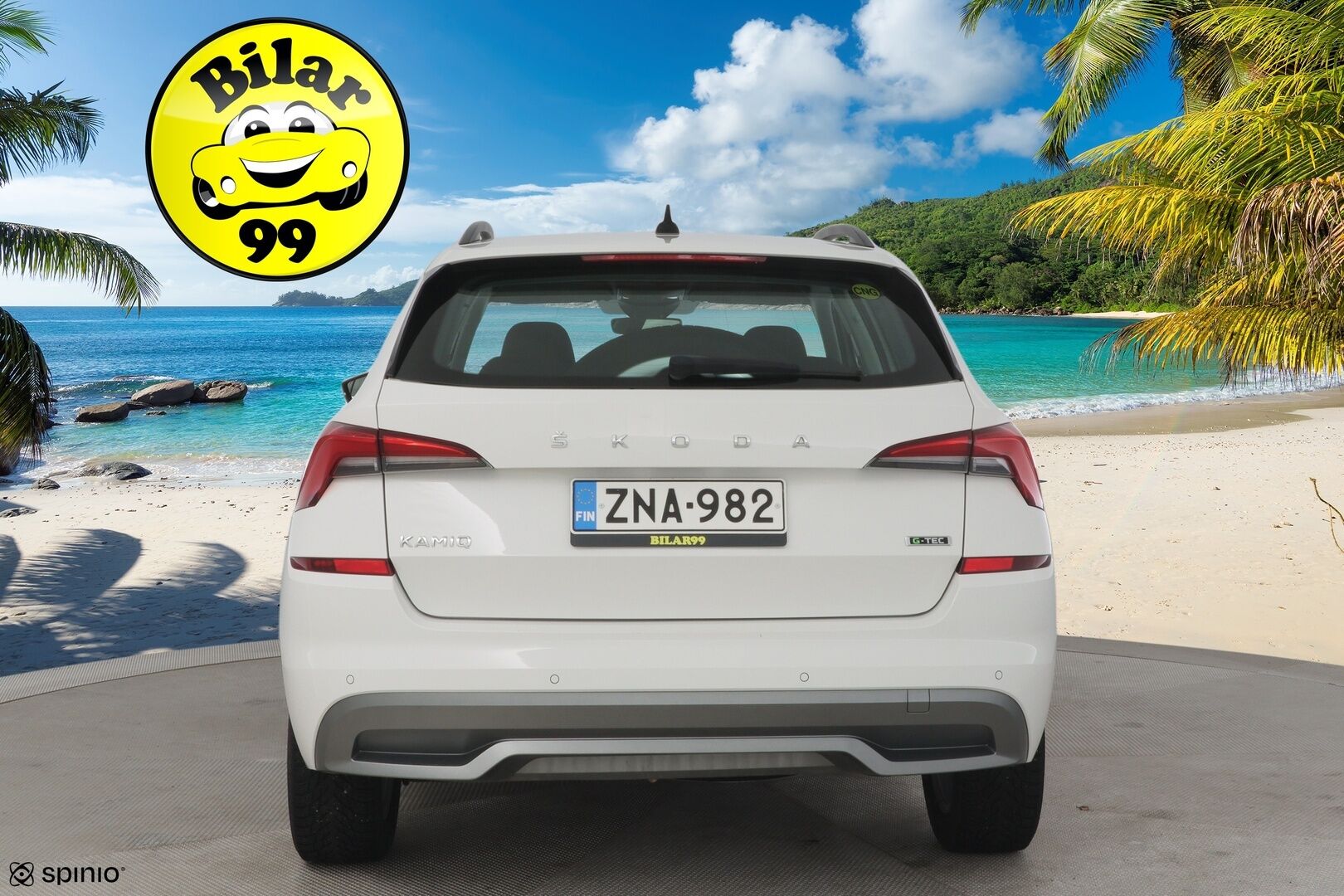 Skoda Kamiq 2020 1,0 TSI G-TEC Ambition **Lohko / SmartLink / Vakkari / Lane assist** - Kahdet renkaat vanteineen / Ratinlämmitys - Osta nyt, maksa vasta ensi vuonna