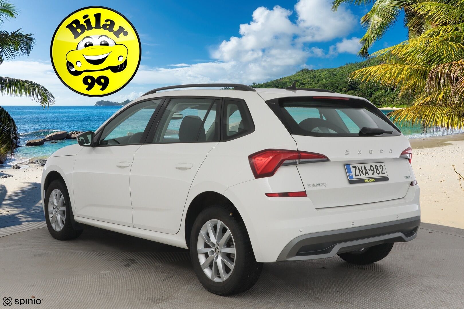 Skoda Kamiq 2020 1,0 TSI G-TEC Ambition **Lohko / SmartLink / Vakkari / Lane assist** - Kahdet renkaat vanteineen / Ratinlämmitys - Osta nyt, maksa vasta ensi vuonna