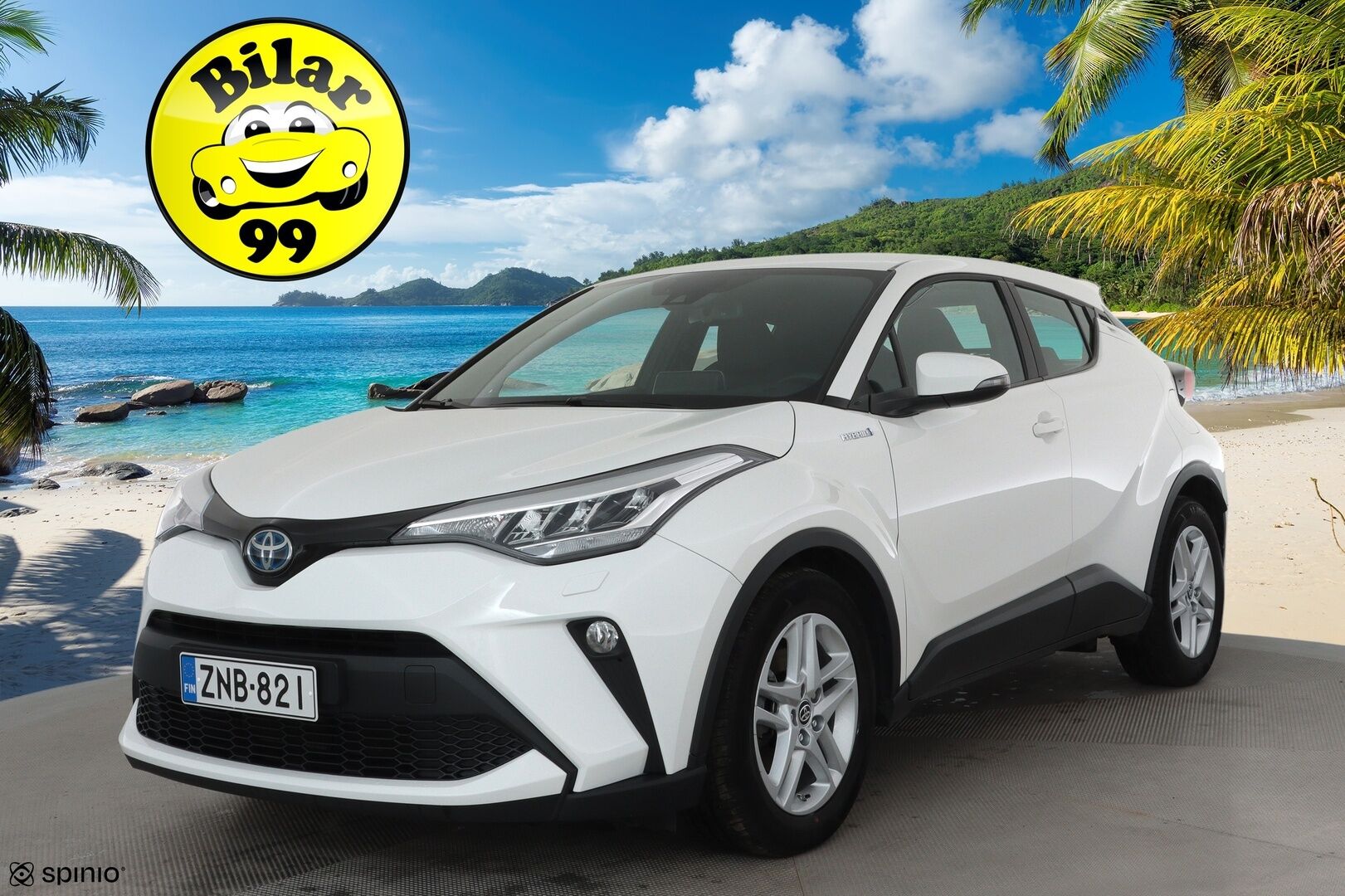 Toyota C-HR 2020 1,8 Hybrid Active **ACC / P.kamera / LED / Navi / KeylessGo / Apple&Android** - 1.Om Suomi-auto / Kahdet renkaat aluvanteilla