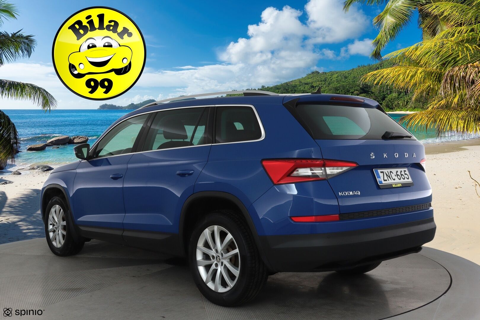 Skoda Kodiaq 2020 2,0 TDI 150 Ambition BusinessLine DSG Autom. **Adapt.vakkari / Webasto / LED / Navi / KeylessGo** - Suomi-auto / Kahdet renkaat aluvanteilla / Ratin lämmitin / Tuulilasin lämmitin / P.tutkat